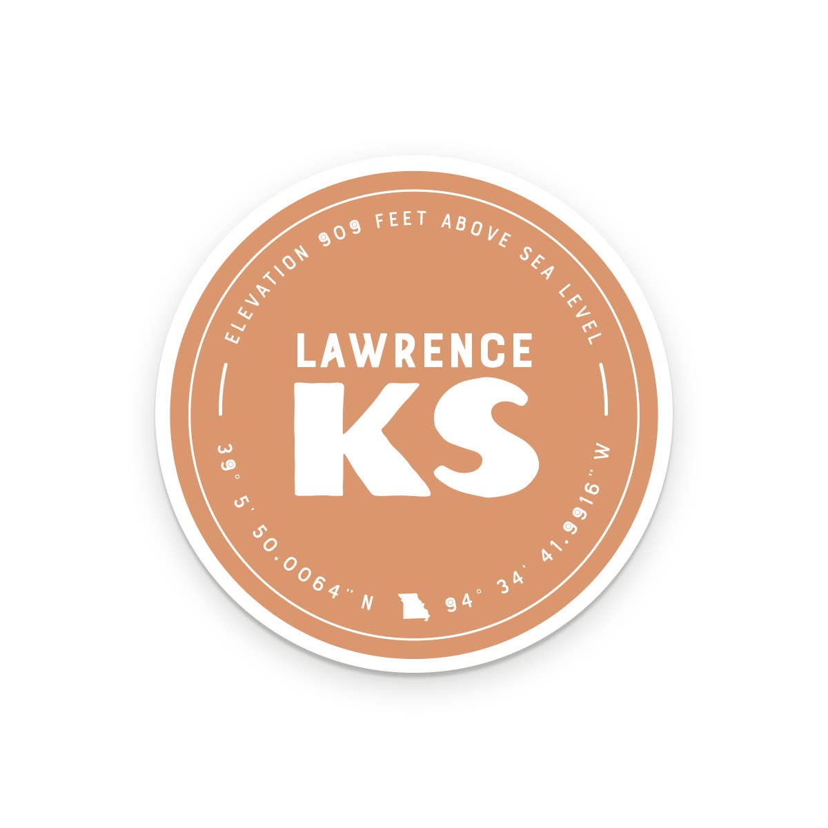 Custom City geotag sticker collection of options