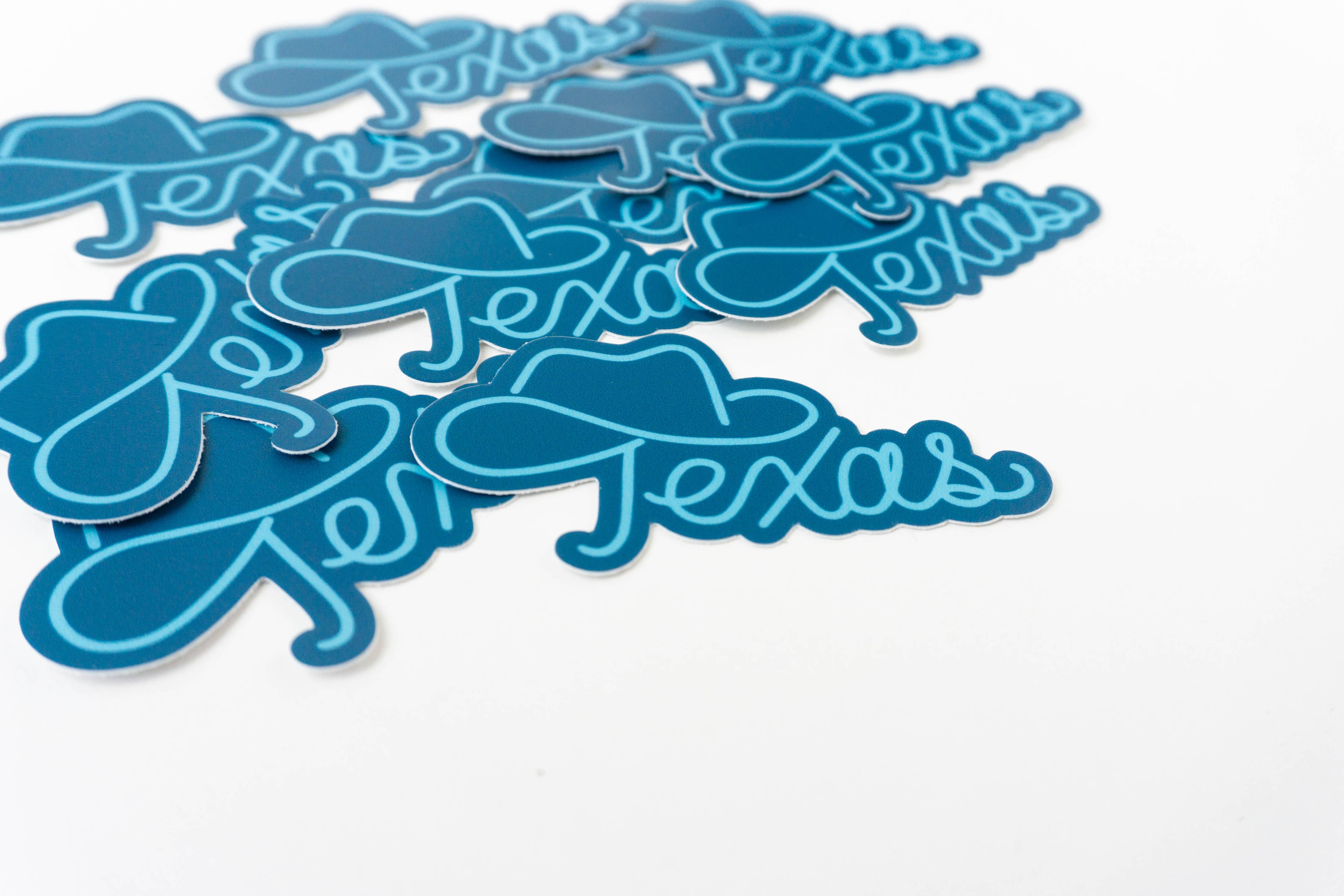 Texas cowboy hat sticker