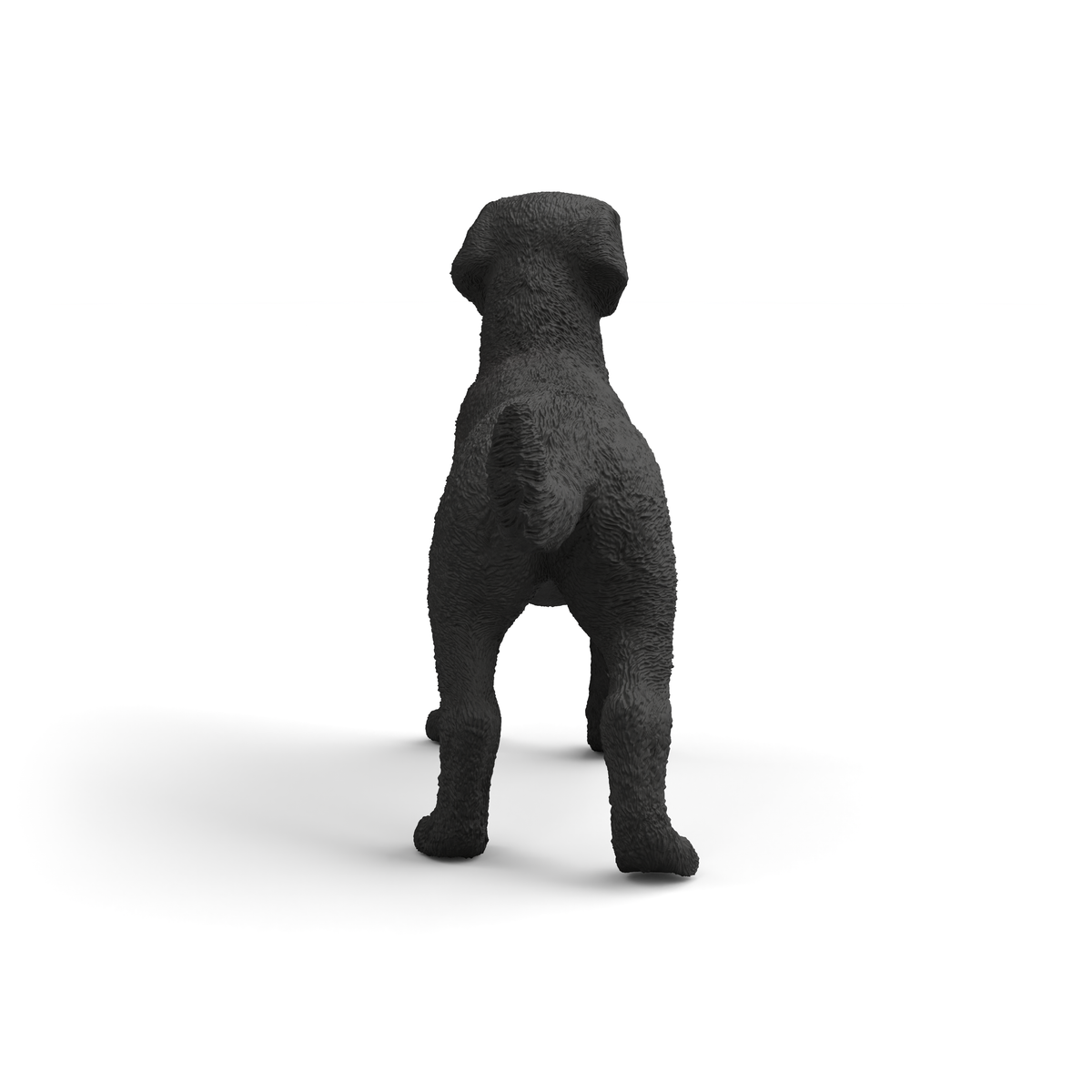 Black Labrador Retriever Female Animal Toy Figurine
