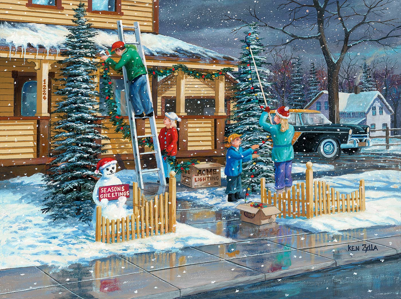 0839 Deck the Halls 1000 pc Puzzle