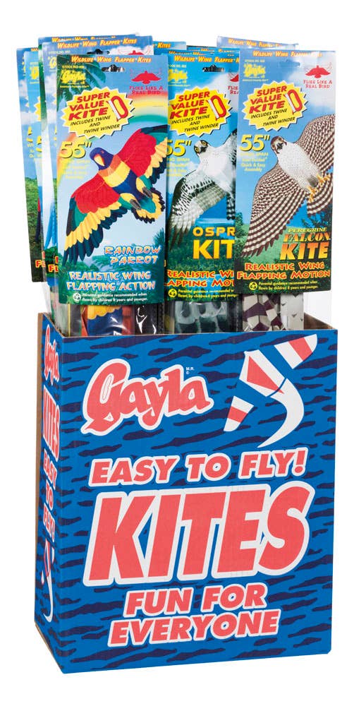 Gayla Flapper Kites, Assorted Bird Shaped Kites