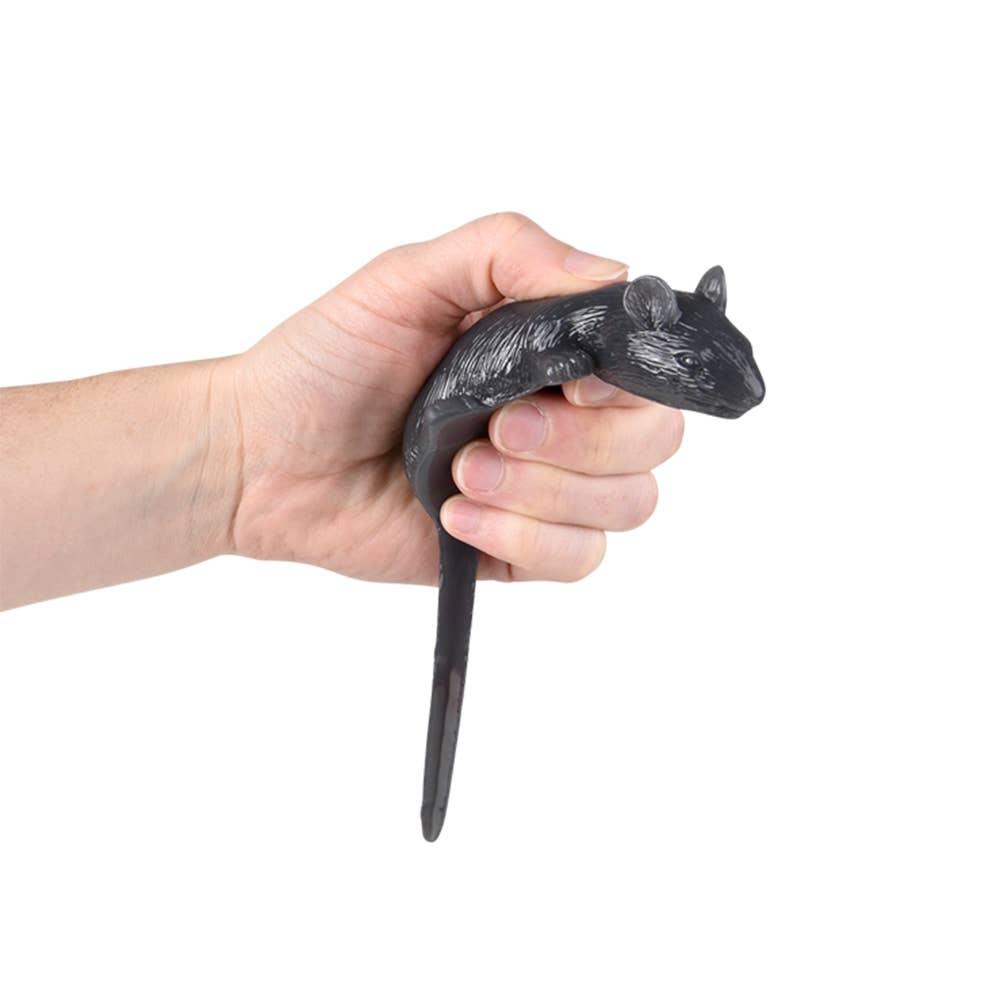 Sticky and Stretchy Rat toy in packaging