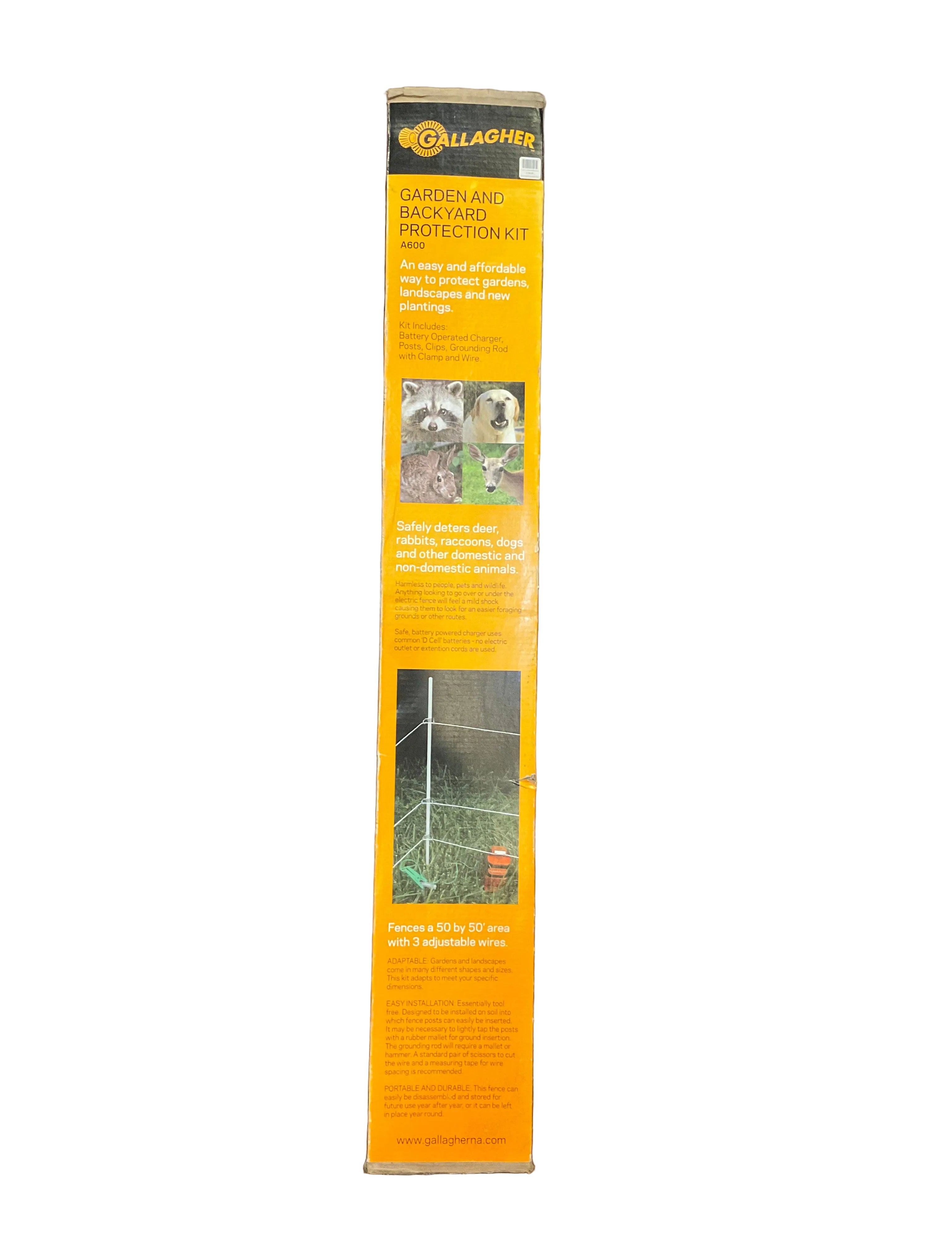Gallagher garden and backyard electric fence protection kit