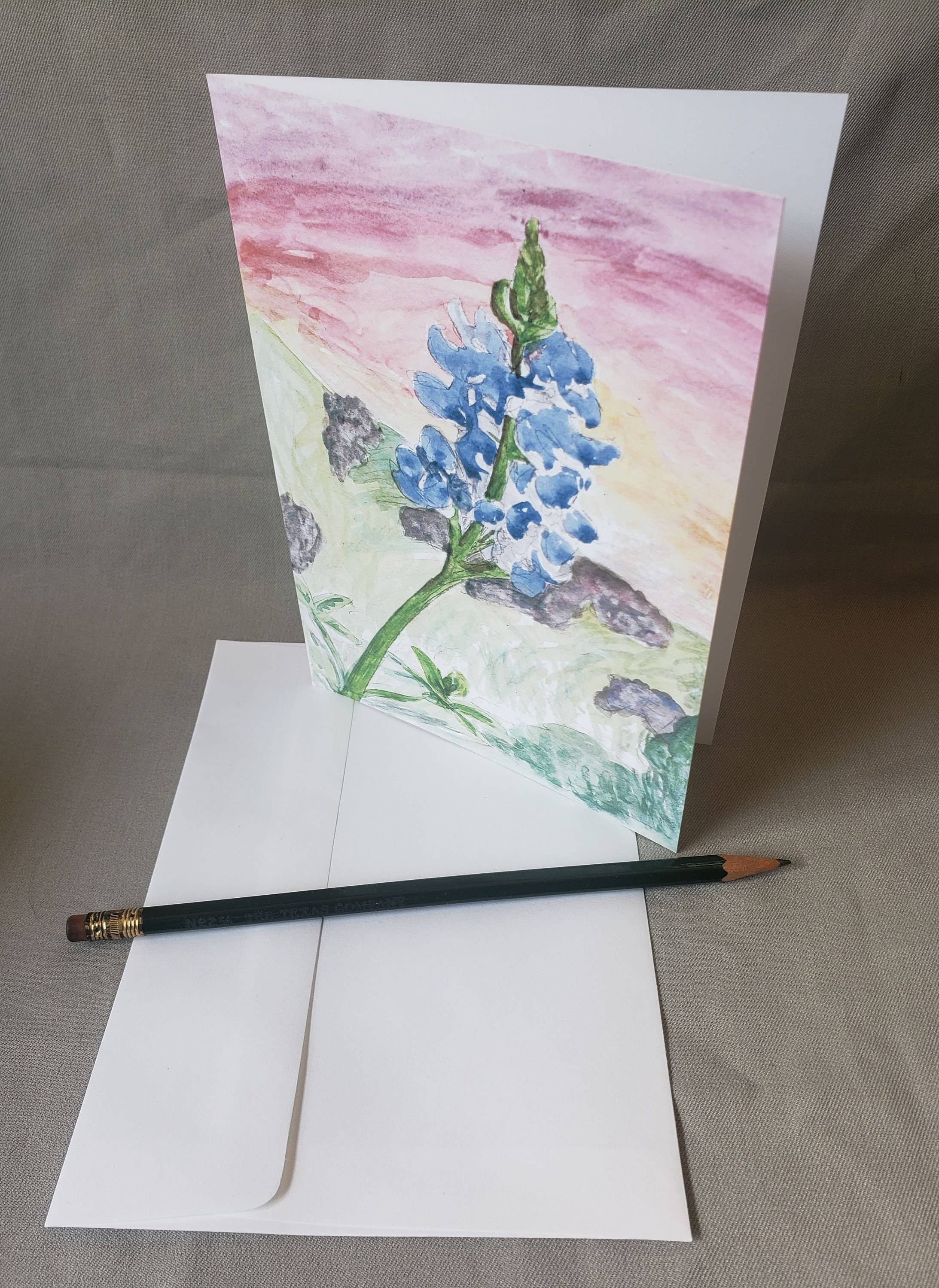 Note Cards - Texas Bluebonnet