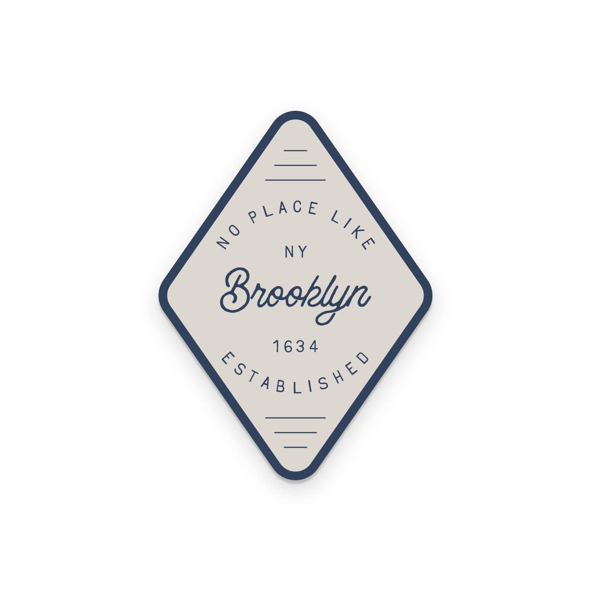 Custom City No Place Like Vinyl Sticker