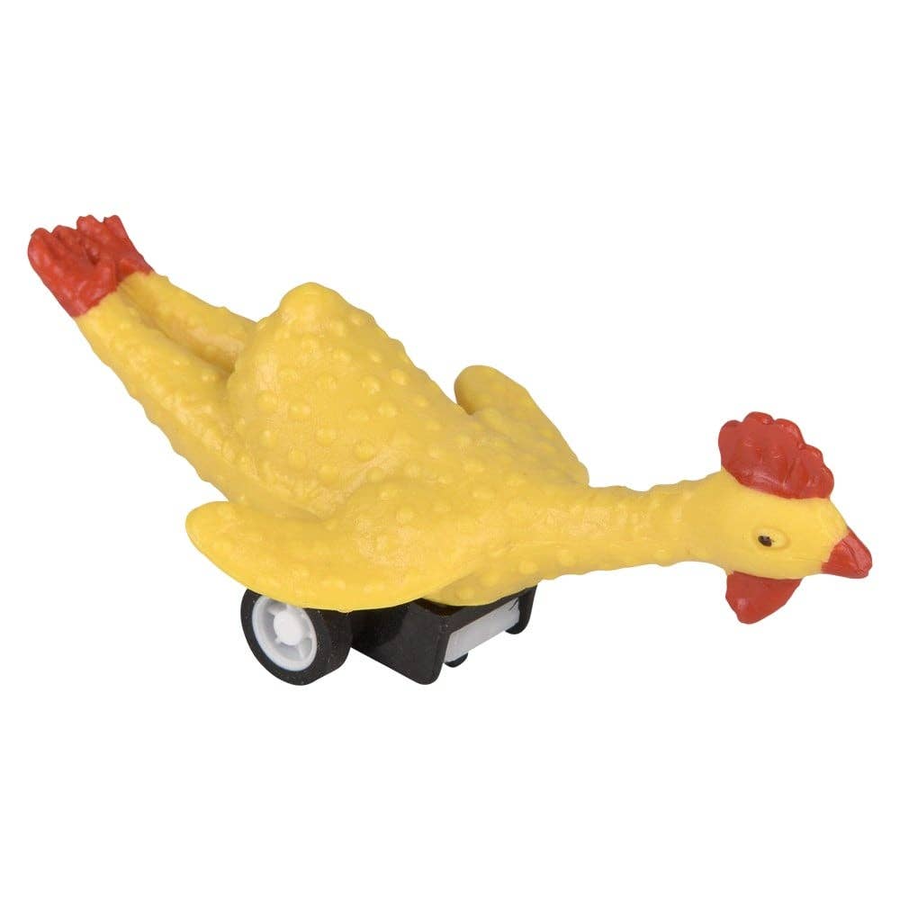 LLB pull back chicken toy side view
