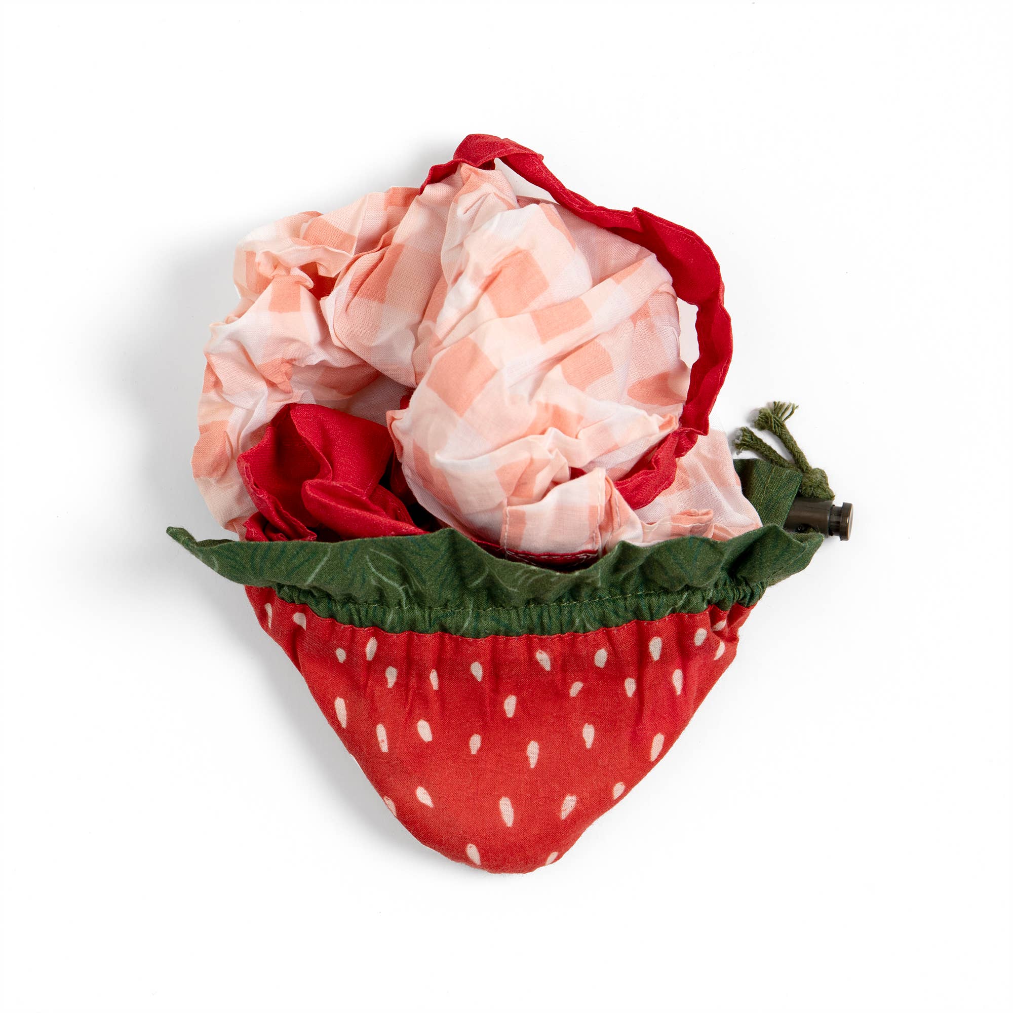 Strawberry Foldable Market Tote Bag