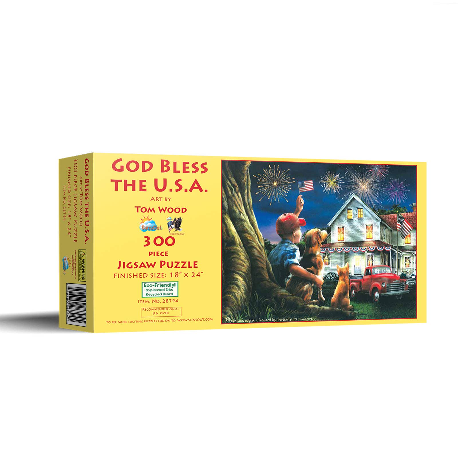 1346 God Bless the USA 300 pc Puzzle