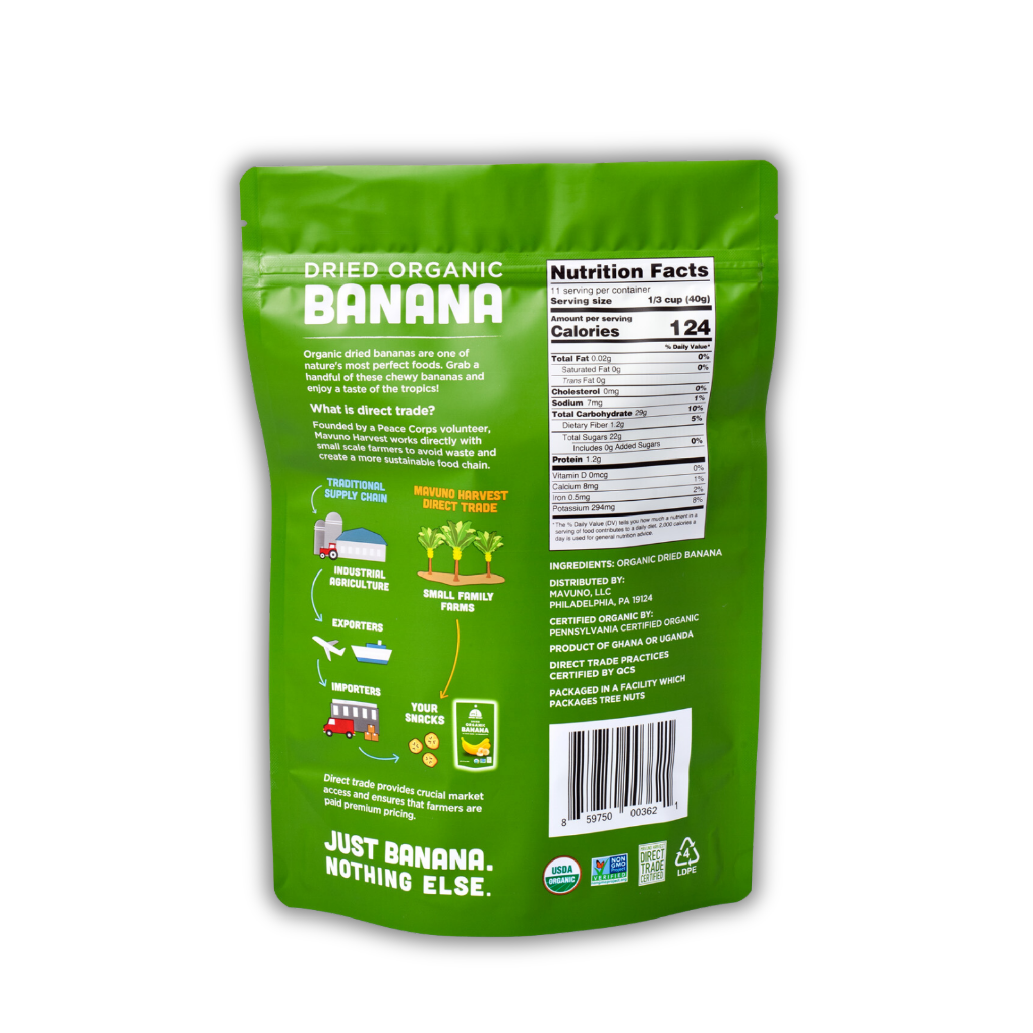 Organic Dried Banana