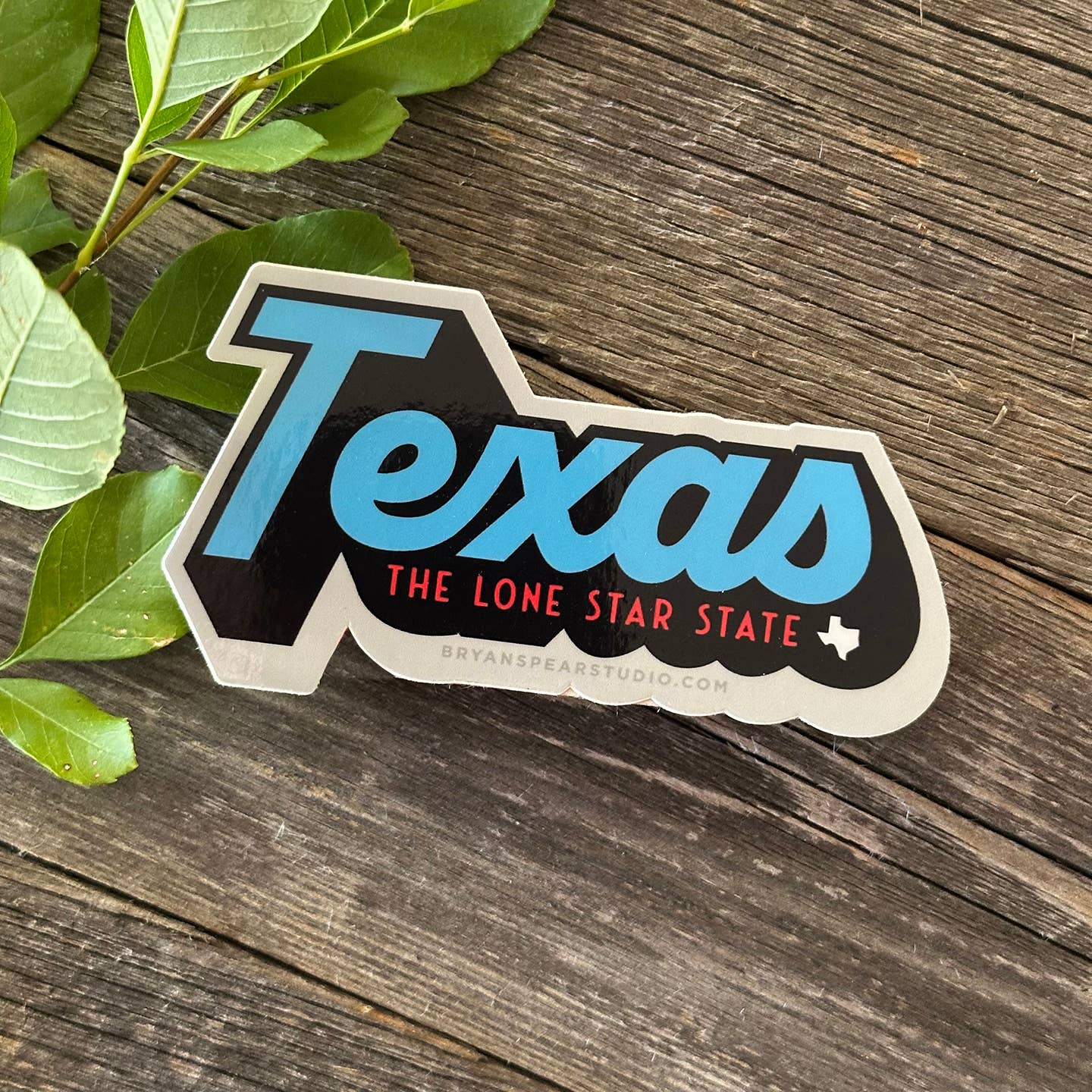 Texas Script Sticker