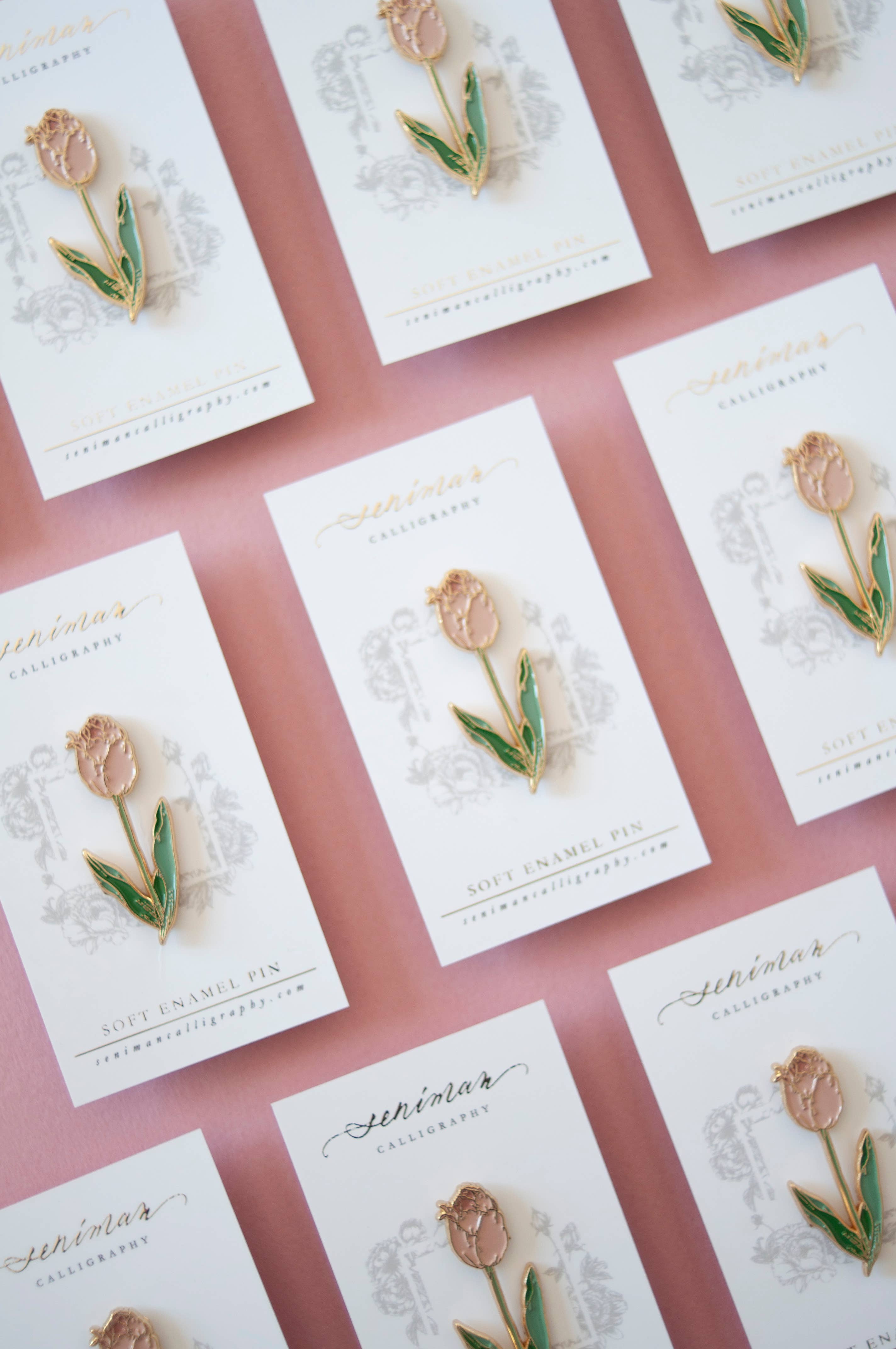 Tulips Enamel Pin