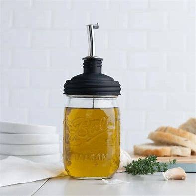 Mason Jar Pour Spout Lid, by reCAP®  - Sidekick of 16
