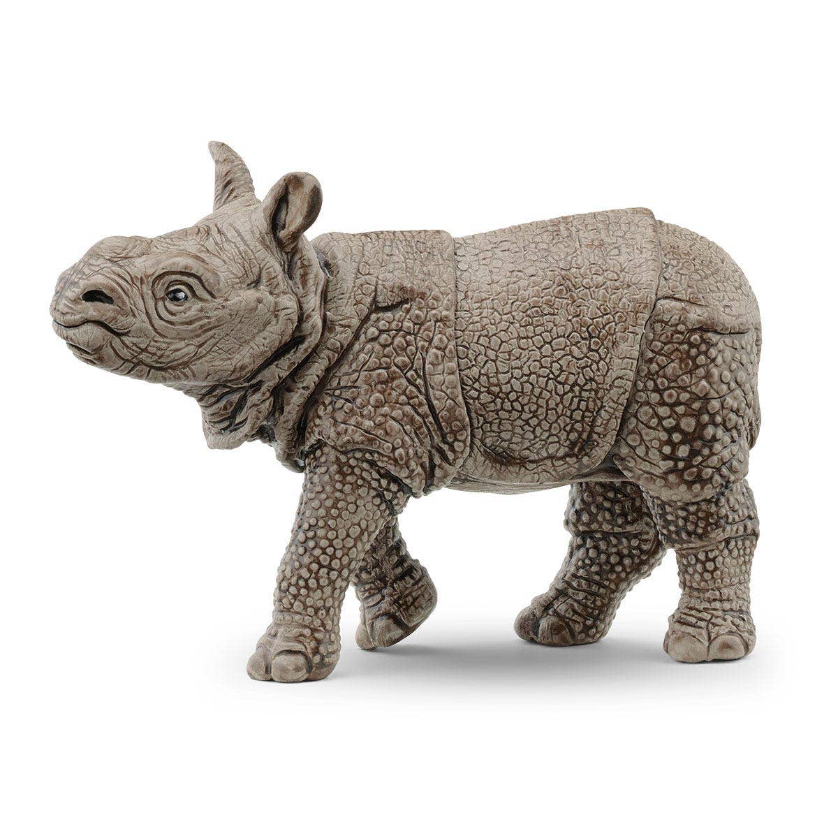 Indian Rhinoceros Baby Safari Animal Toy