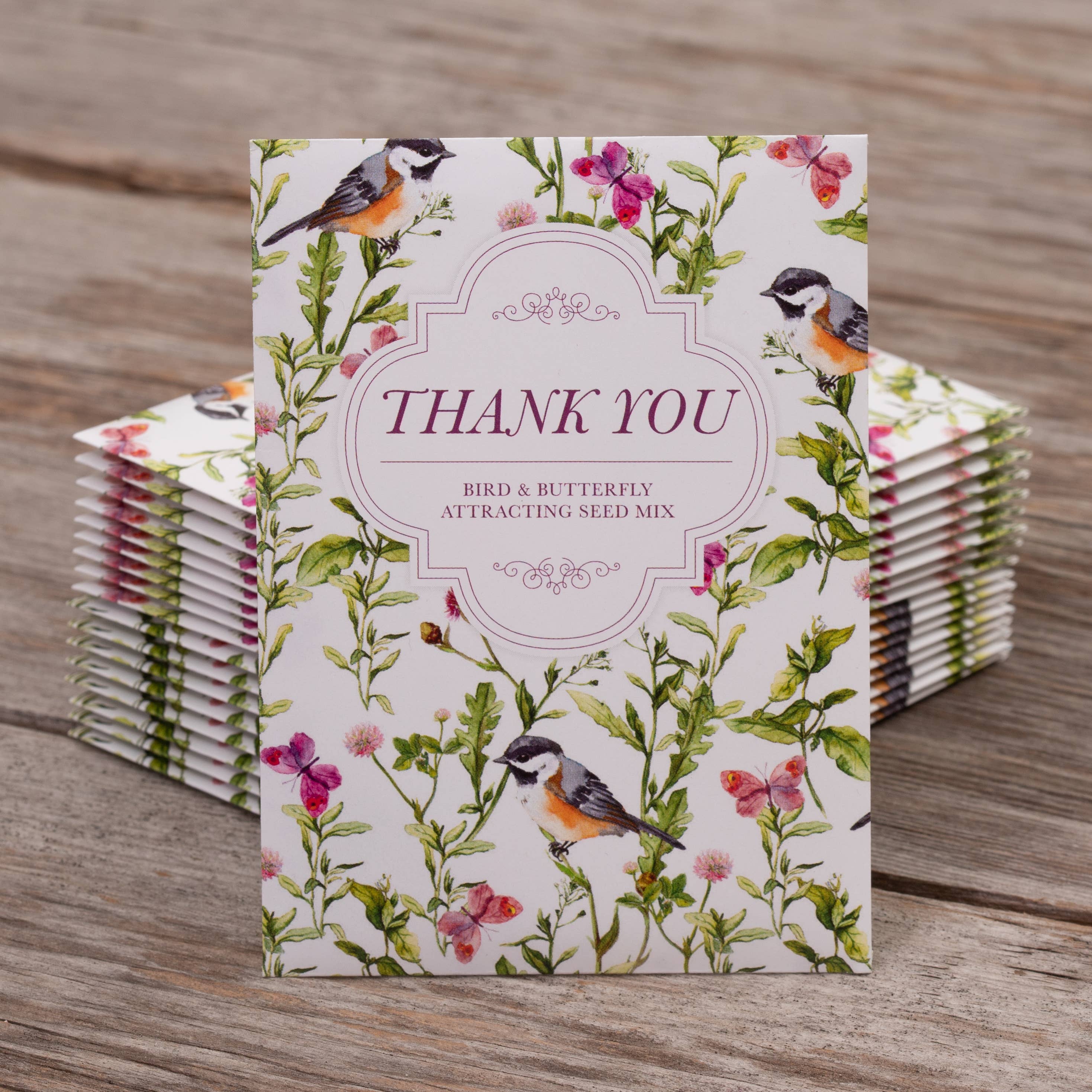 Bentley Seed Co. - Thank You Bird Butterfly Mix Seed Packets