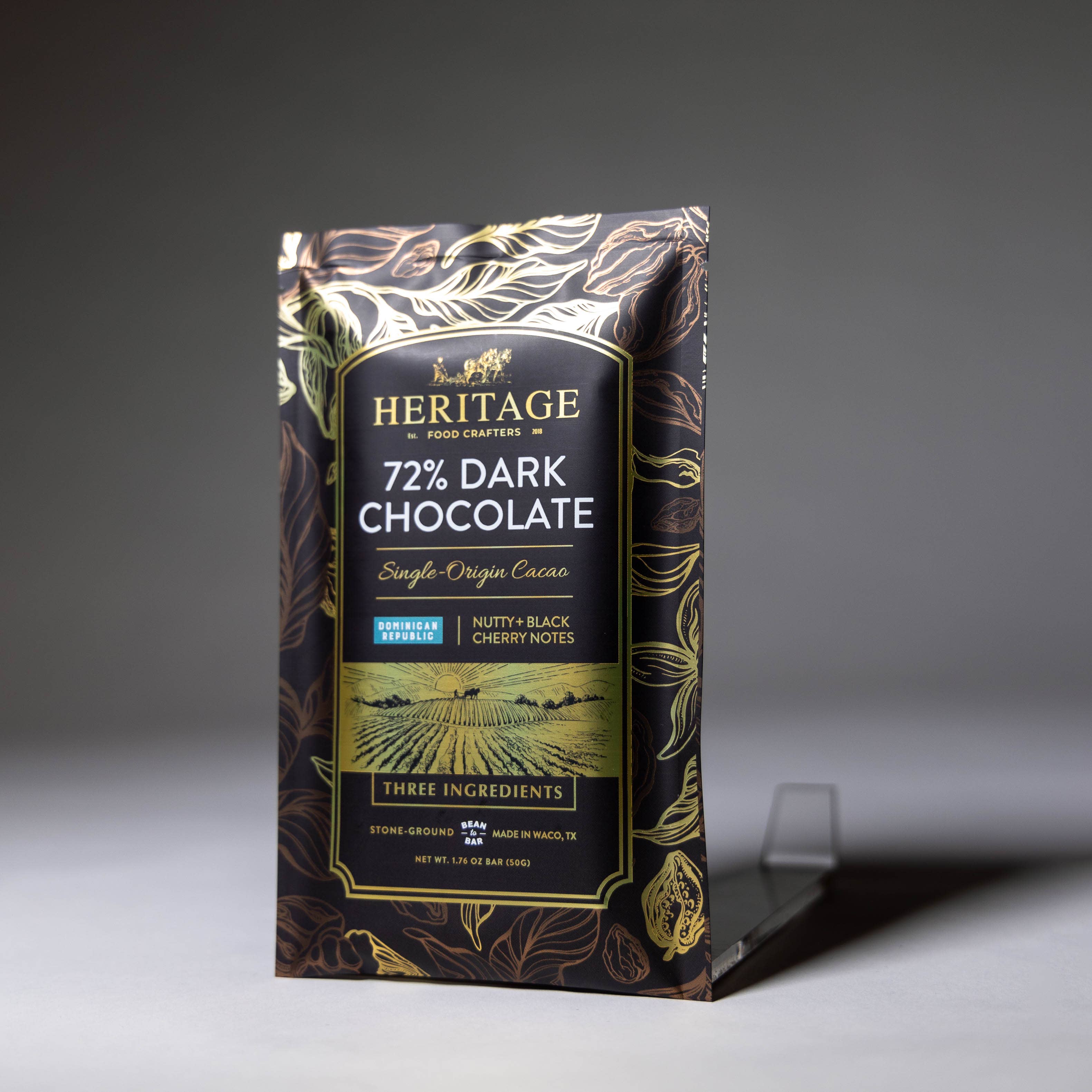 72% Dominican Dark 50g - Award-Winning Craft Chocolate Bars