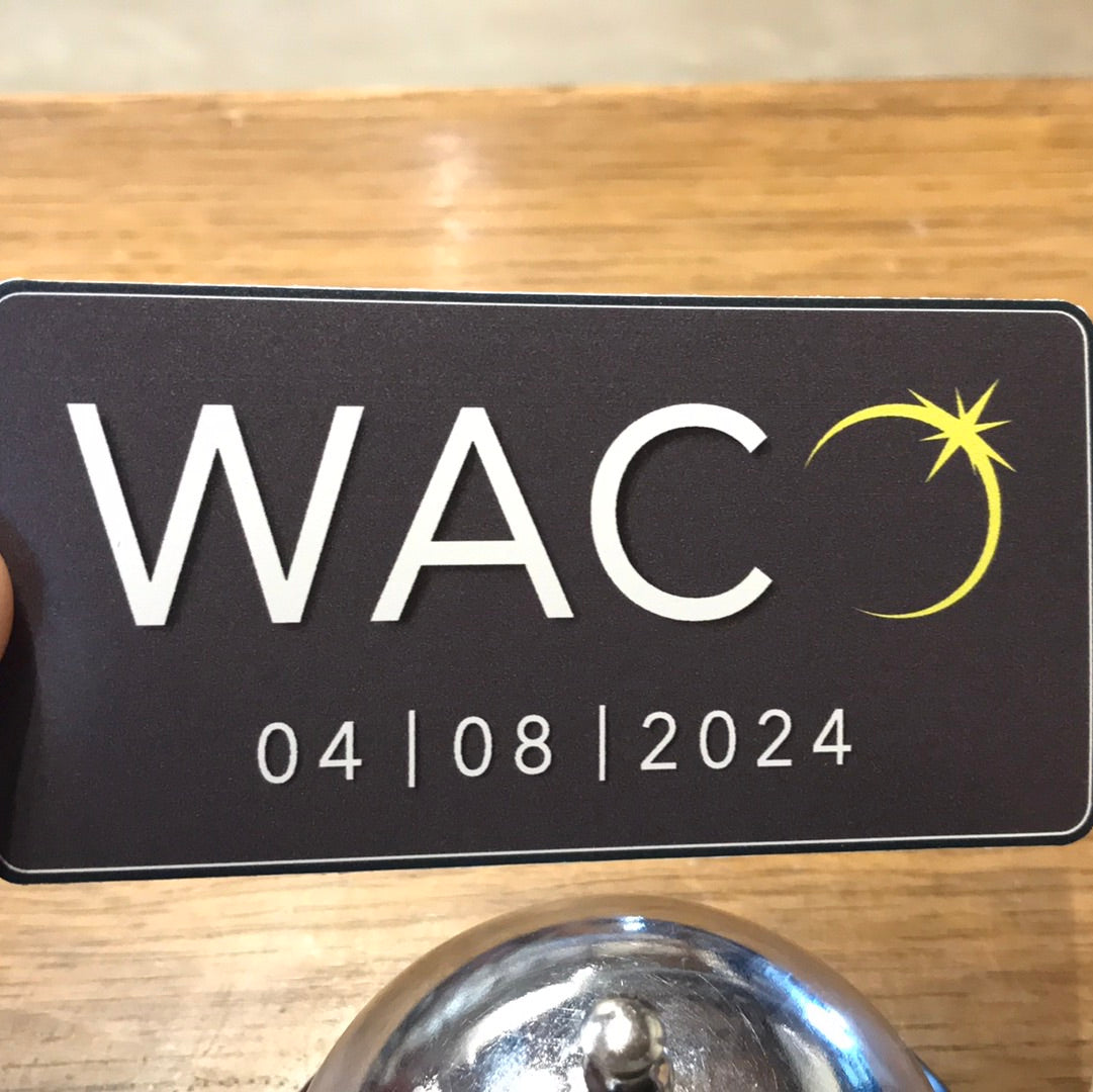 Waco 2024 Eclipse Stickers