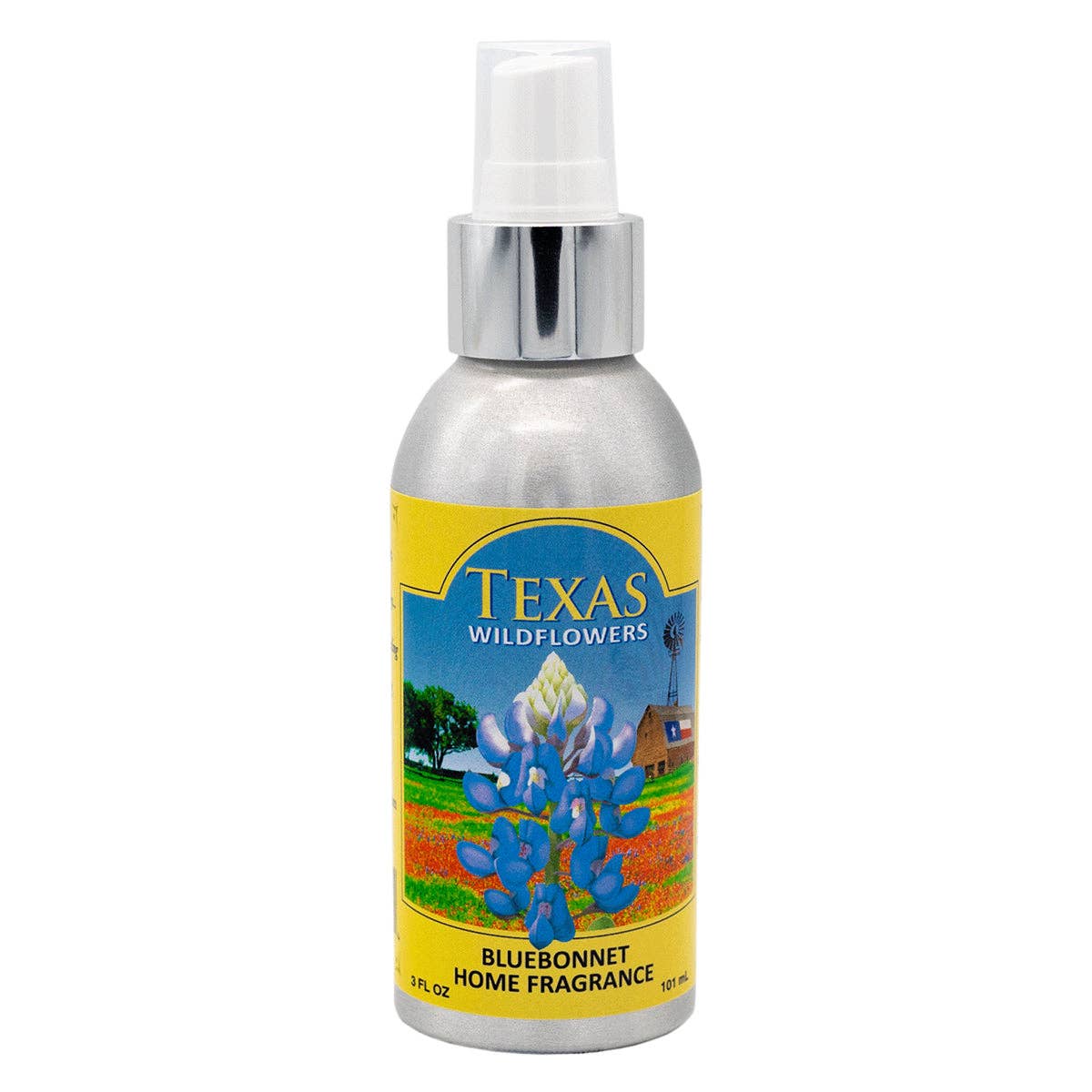 Texas Bluebonnet wildflower scented home fragrance spray bottle