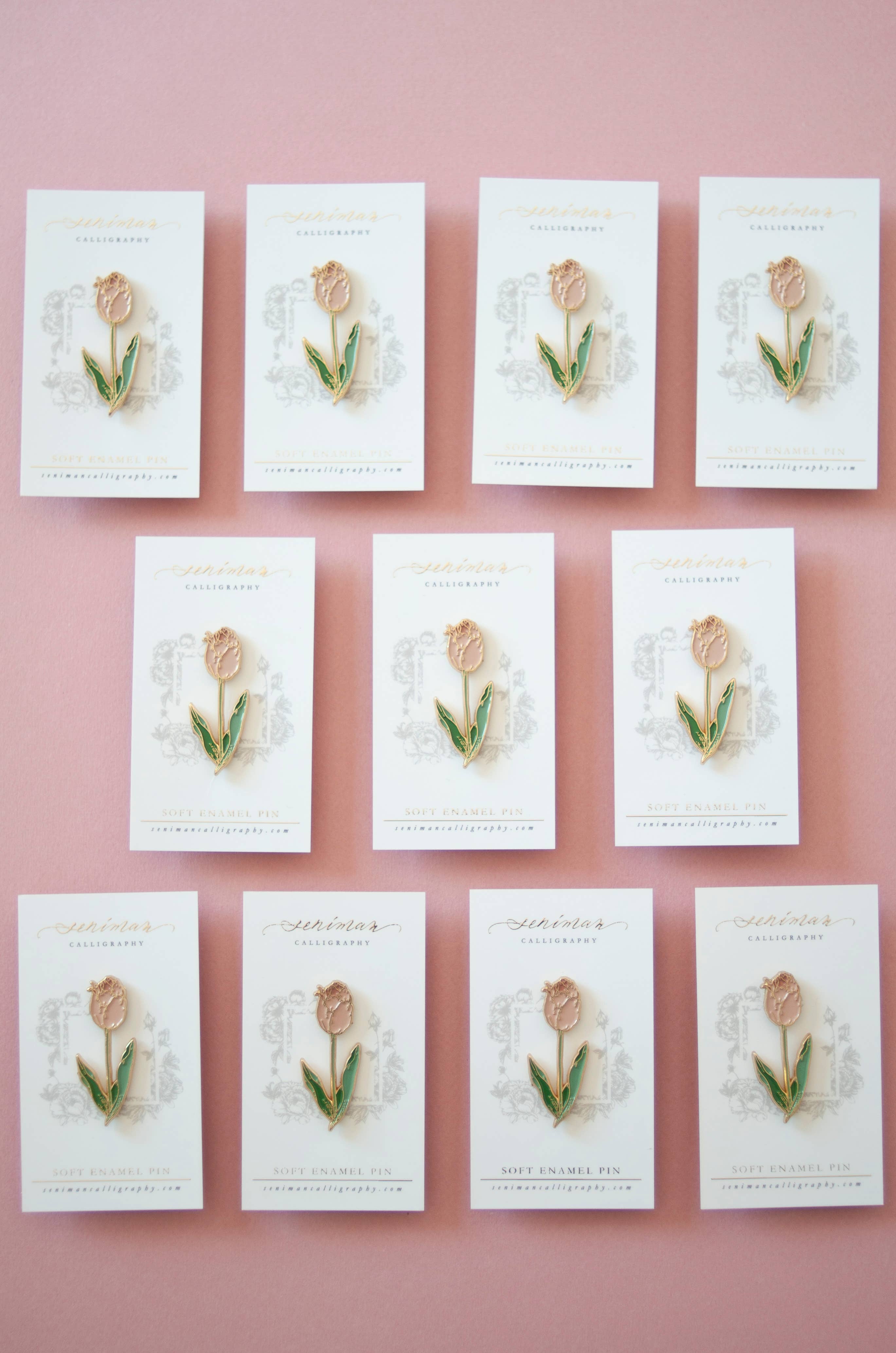 Tulips Enamel Pin
