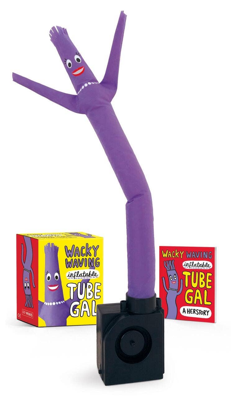 Wacky Waving Inflatable Tube Gal miniature desktop toy