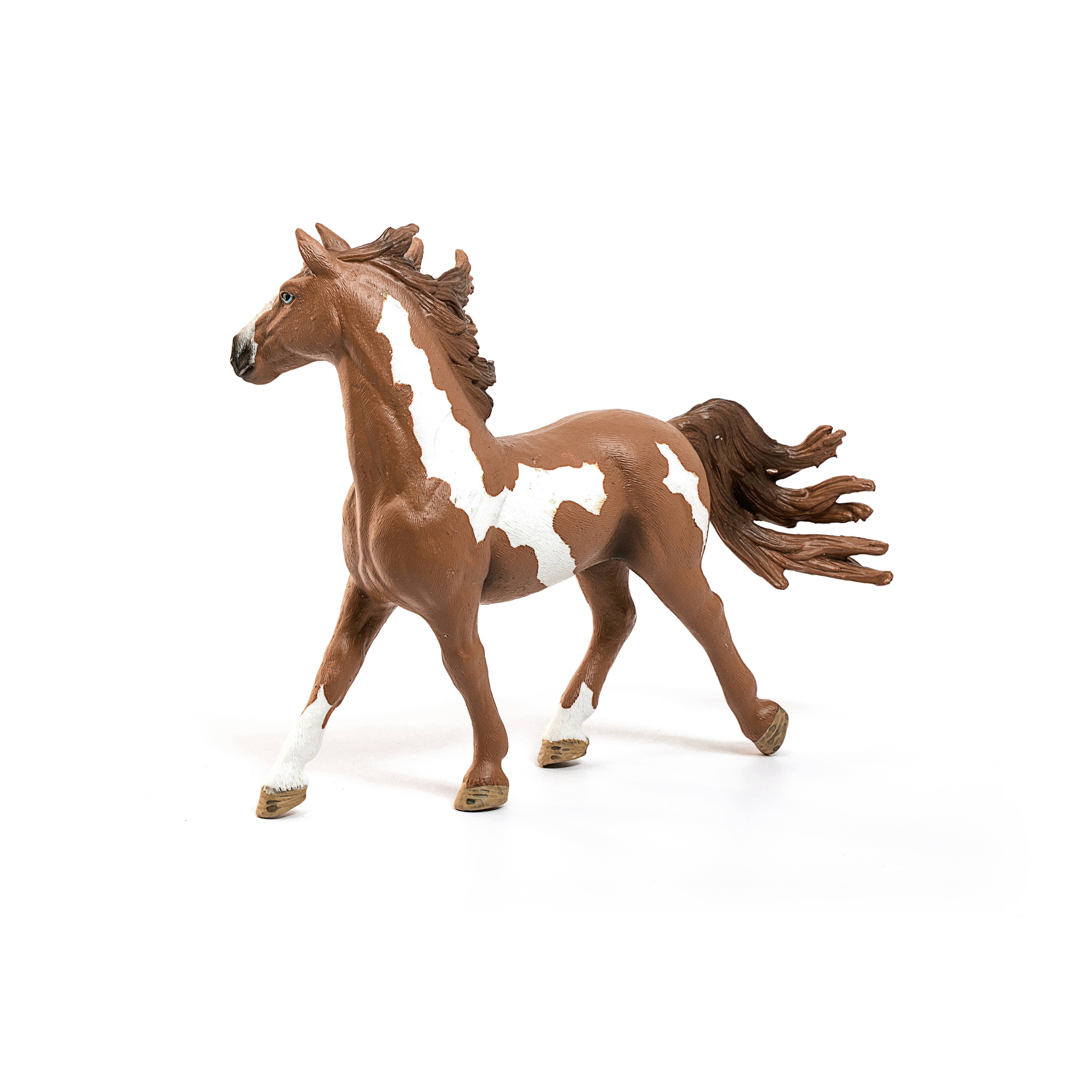 Pinto Stallion Farm Horse Toy