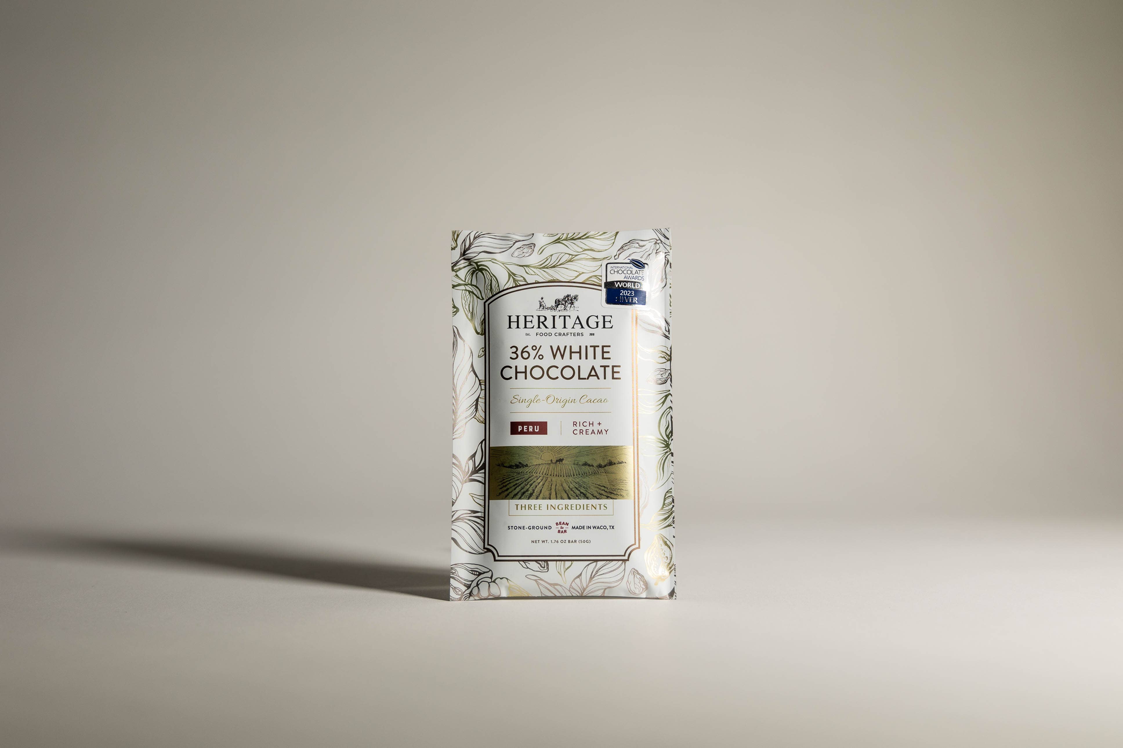 36% White Chocolate 50g - Award-Winning World Finalist