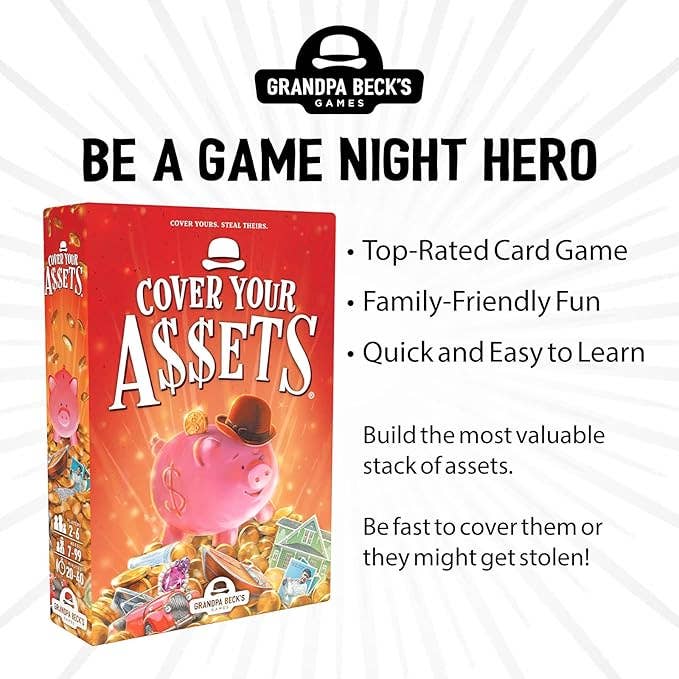 Cover Your Assets - Best Selling Strategic Game For Ages 7+