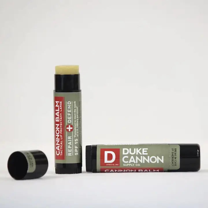 Cannon Balm Lip Balm SPF 15 tactical style tube