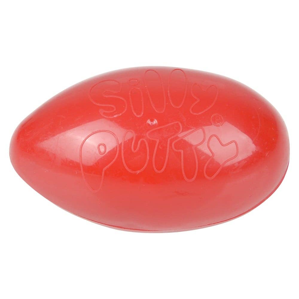 Original Silly Putty stretched between hands