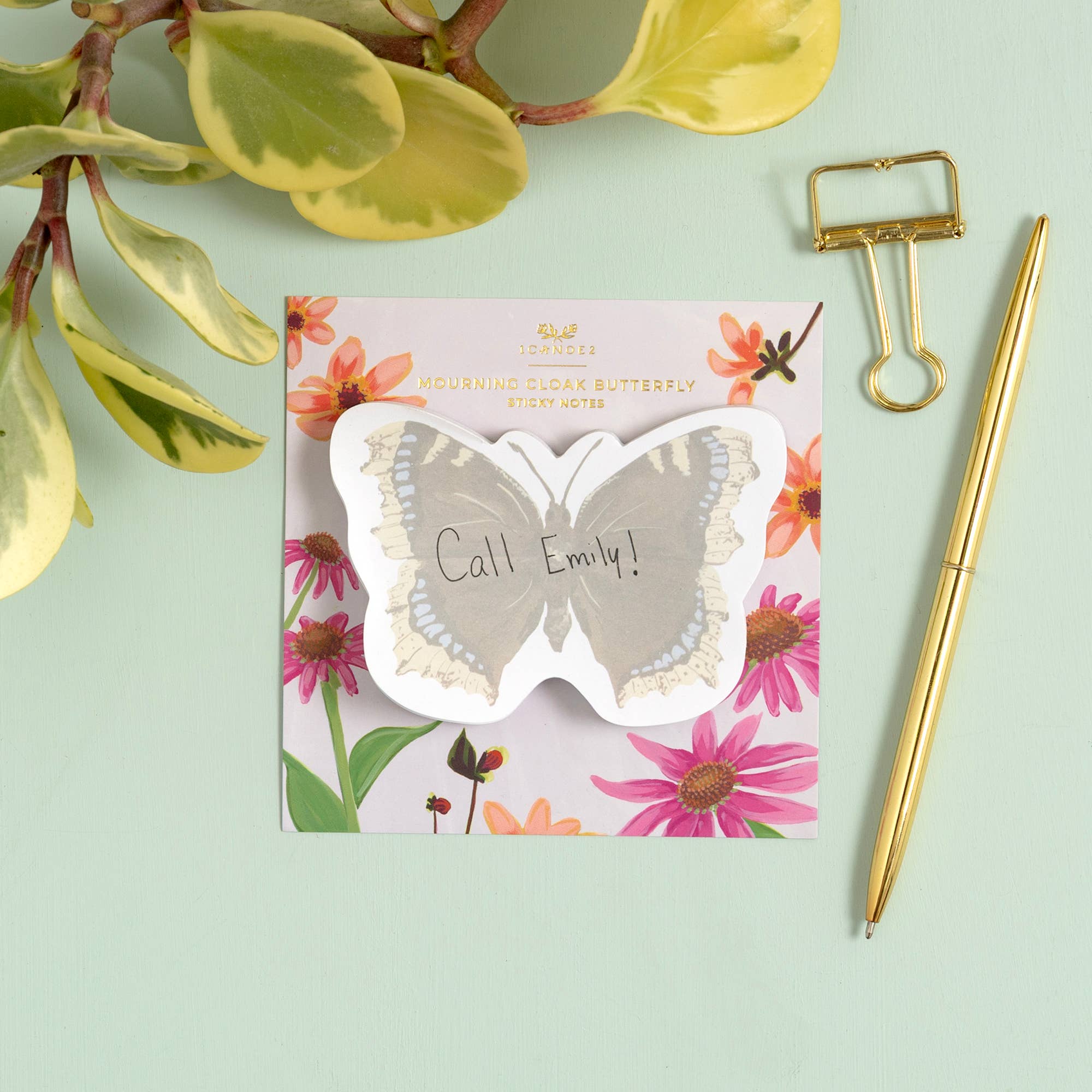 Mourning Cloak Butterfly Sticky Notes