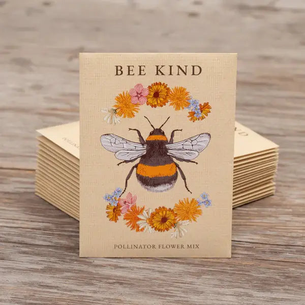 Bentley Seed Co. - Bee Kind Pollinator Wildflower Mix Seed Packets