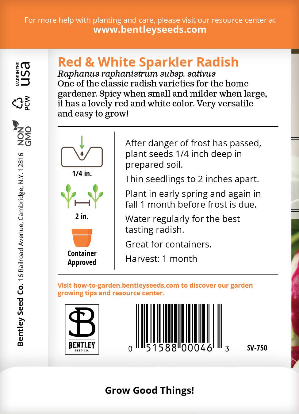 Bentley Seed Co. - Radish Sparkler