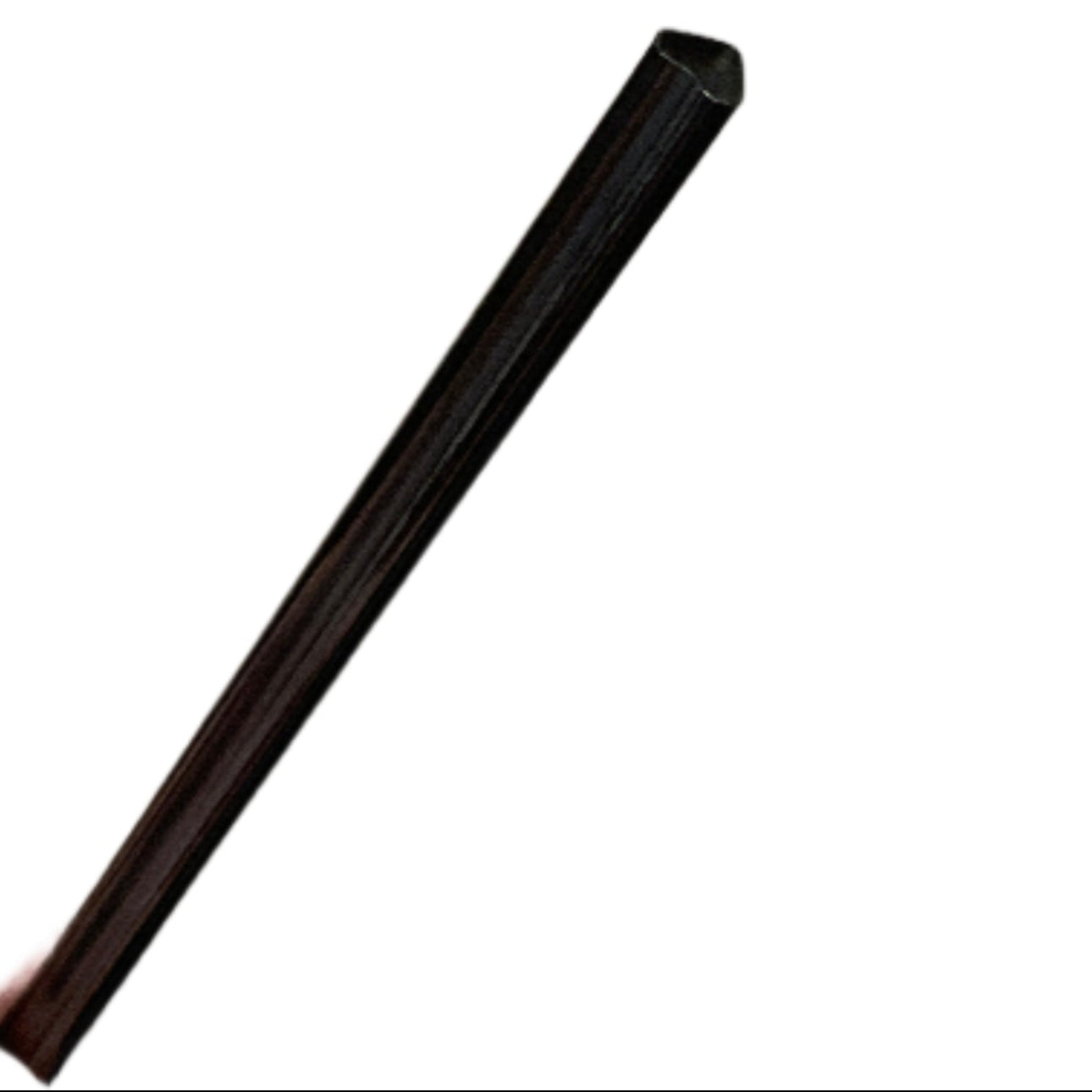 Heart Shape Straw - Black - 215x8mm - Reusable Straw