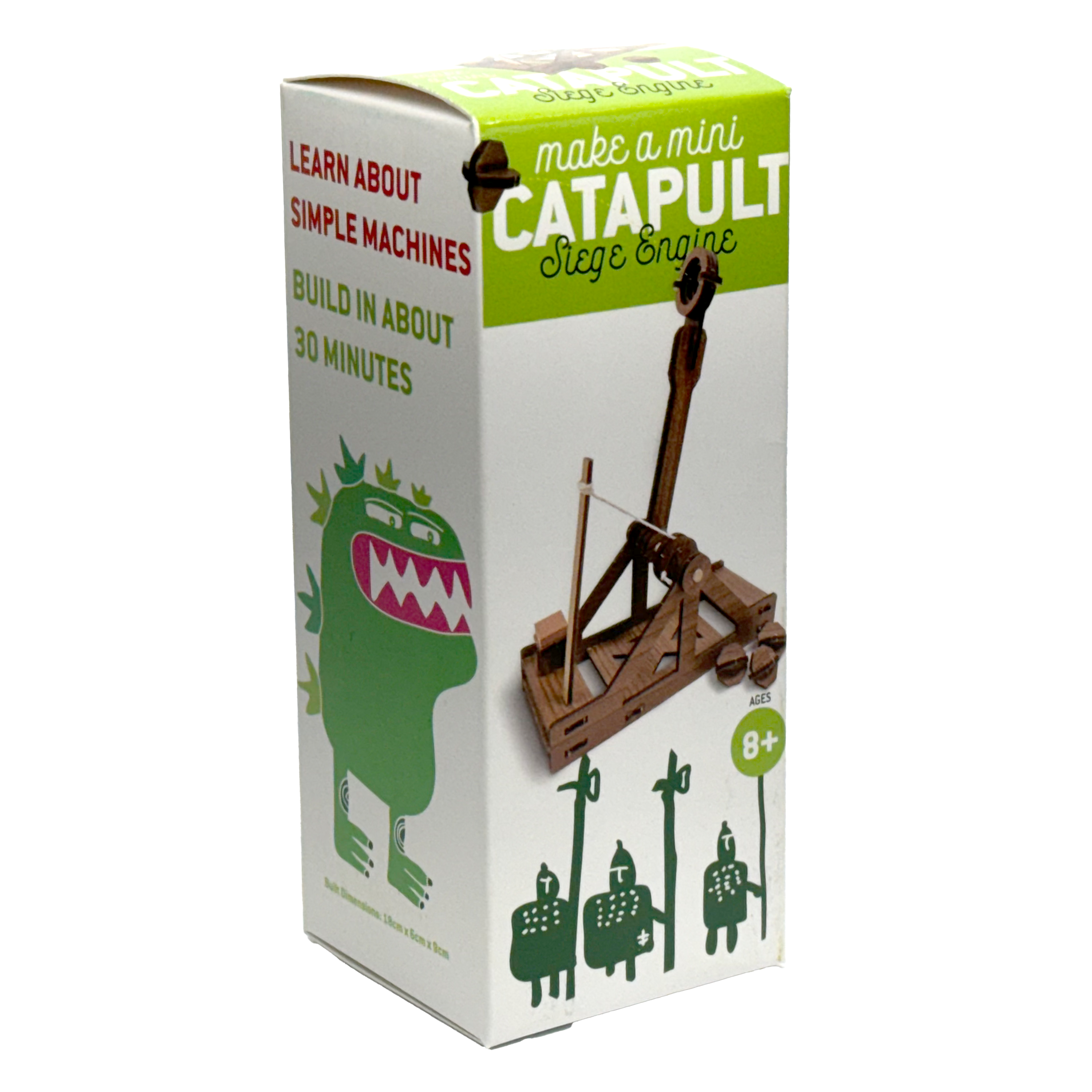 Mini Catapult wooden engineering kit detail view