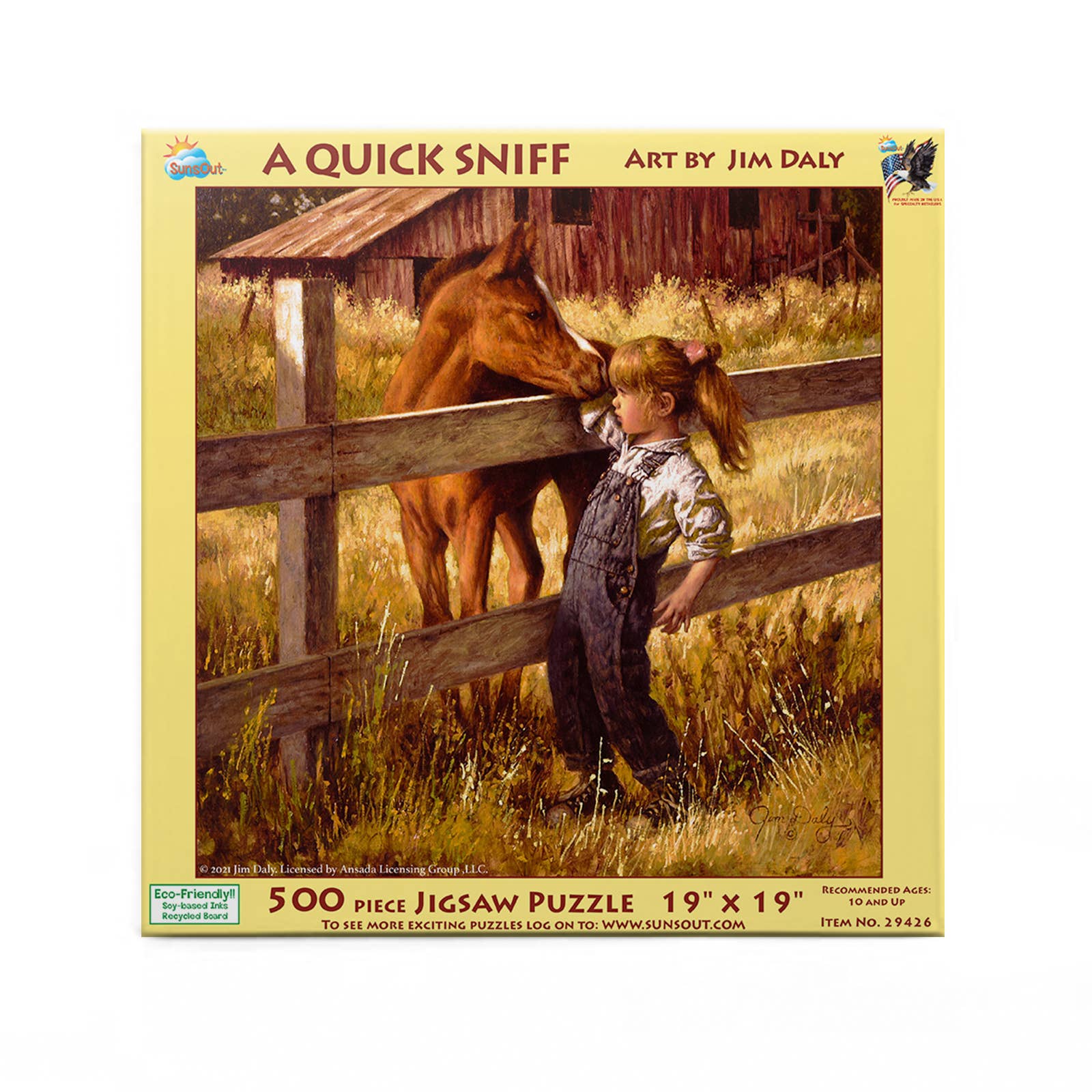 A Quick Sniff 500 piece puzzle completed image