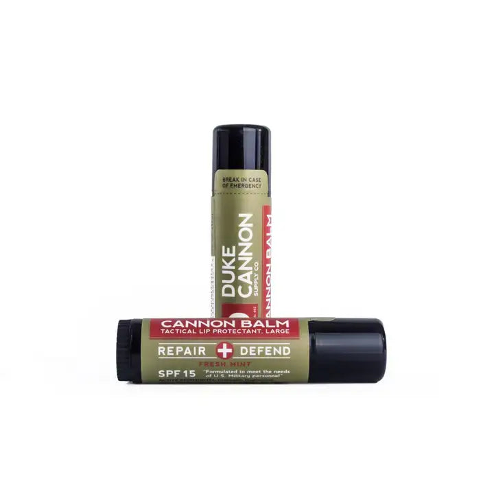 Cannon Balm Lip Balm SPF 15 display box side view