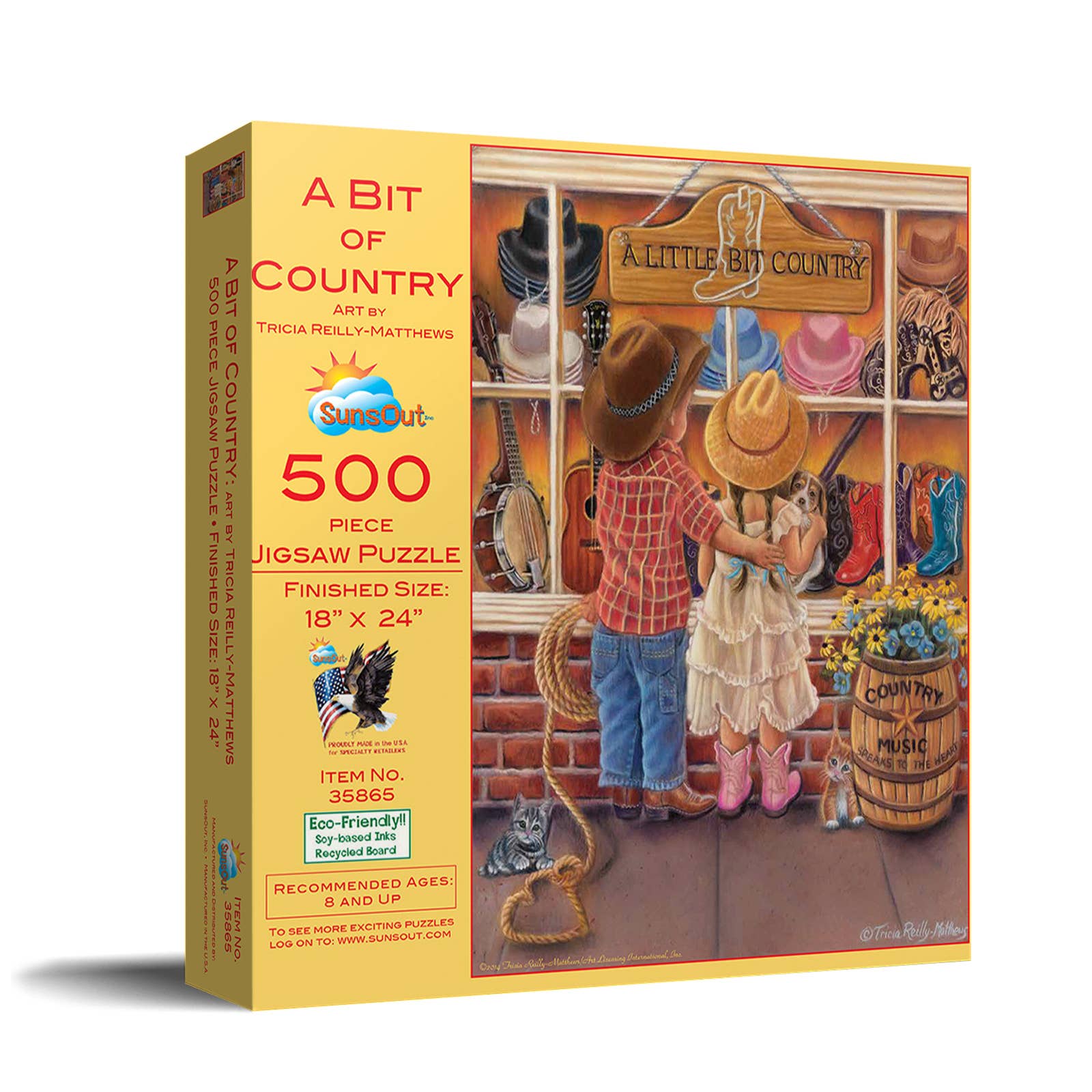 0674 A Bit of Country 500 pc Puzzle