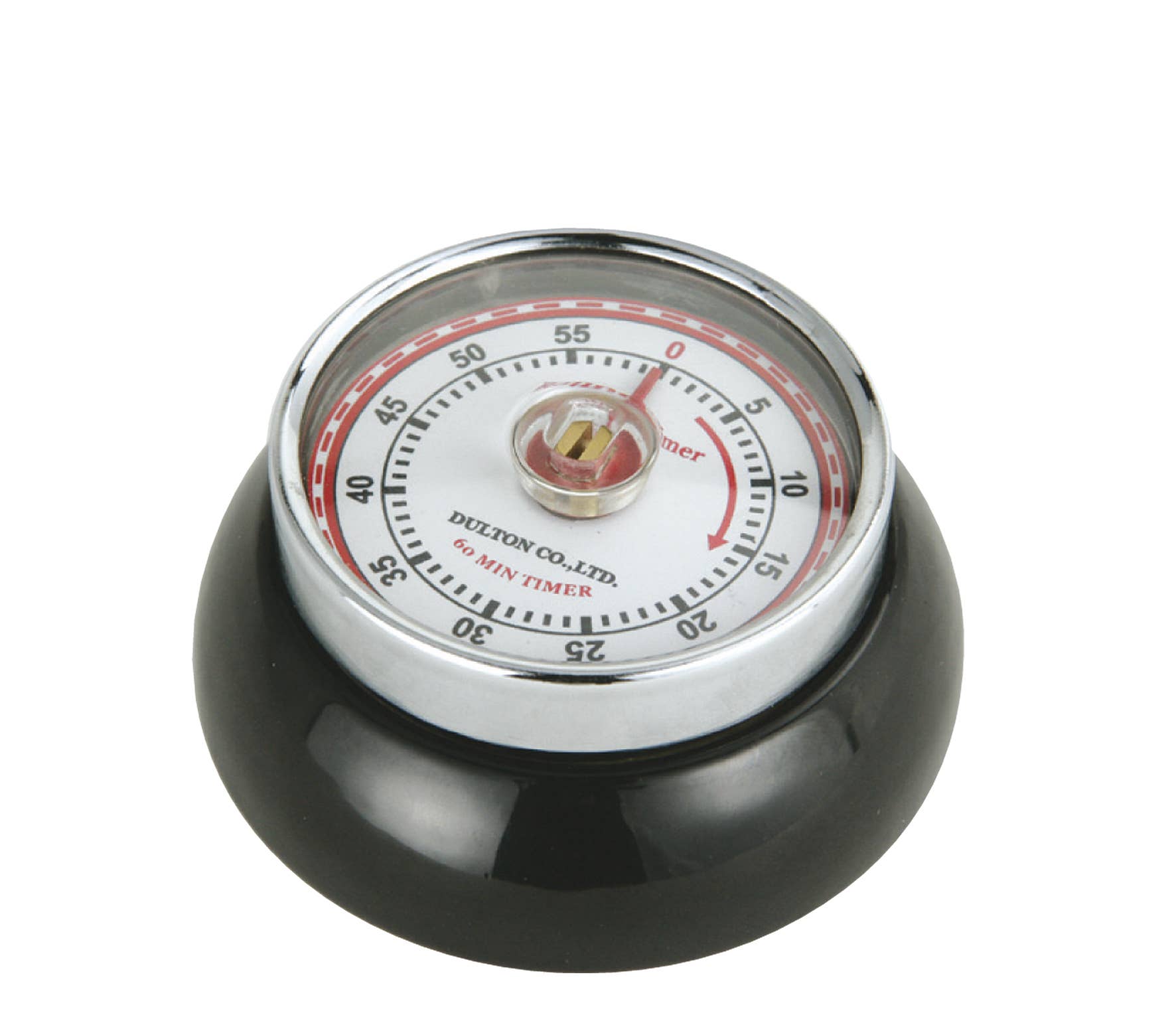 "Retro" Kitchen Timer, Black