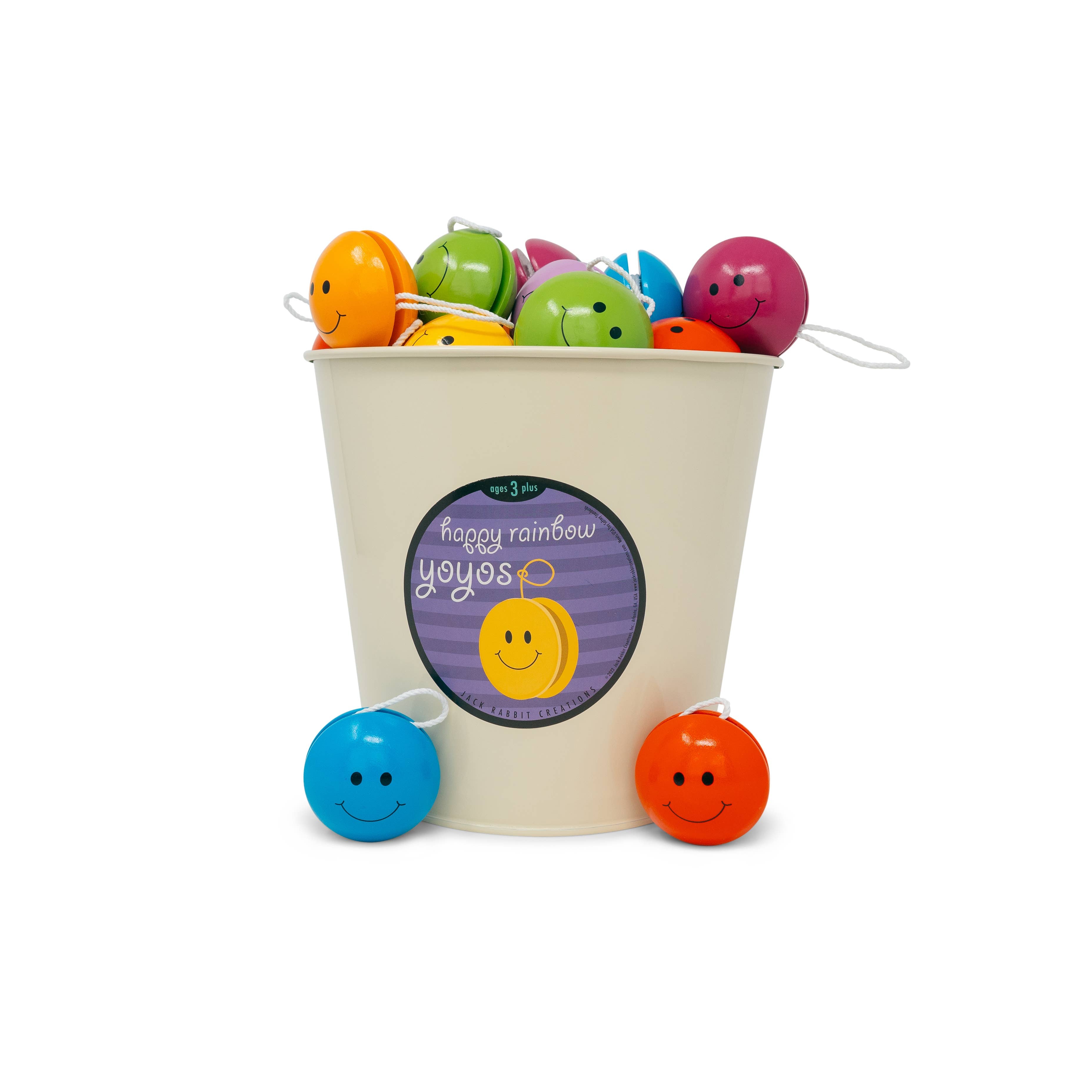 Happy Rainbow Yo-yo Refill individual yo-yo close-up