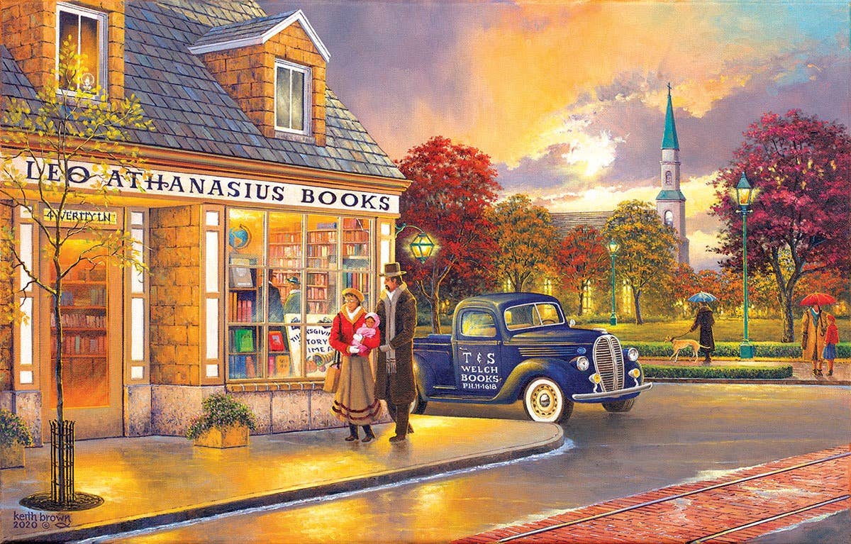 5261 Leo's Bookshop 1000 Pc Puzzle
