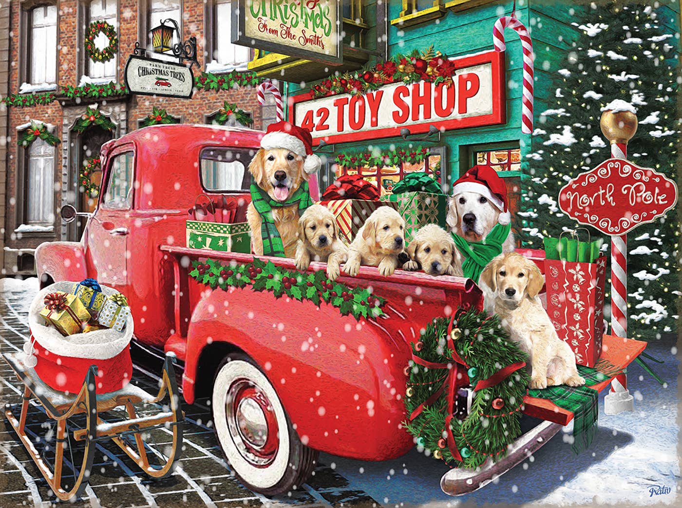 0687 The Delivery Team 1000 pc Puzzle