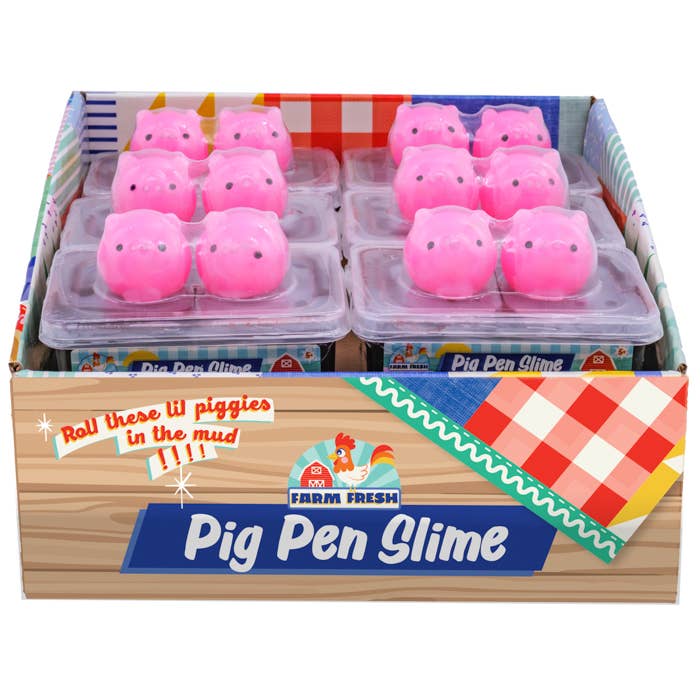 Farm Fresh Pig Pen Slime open container view