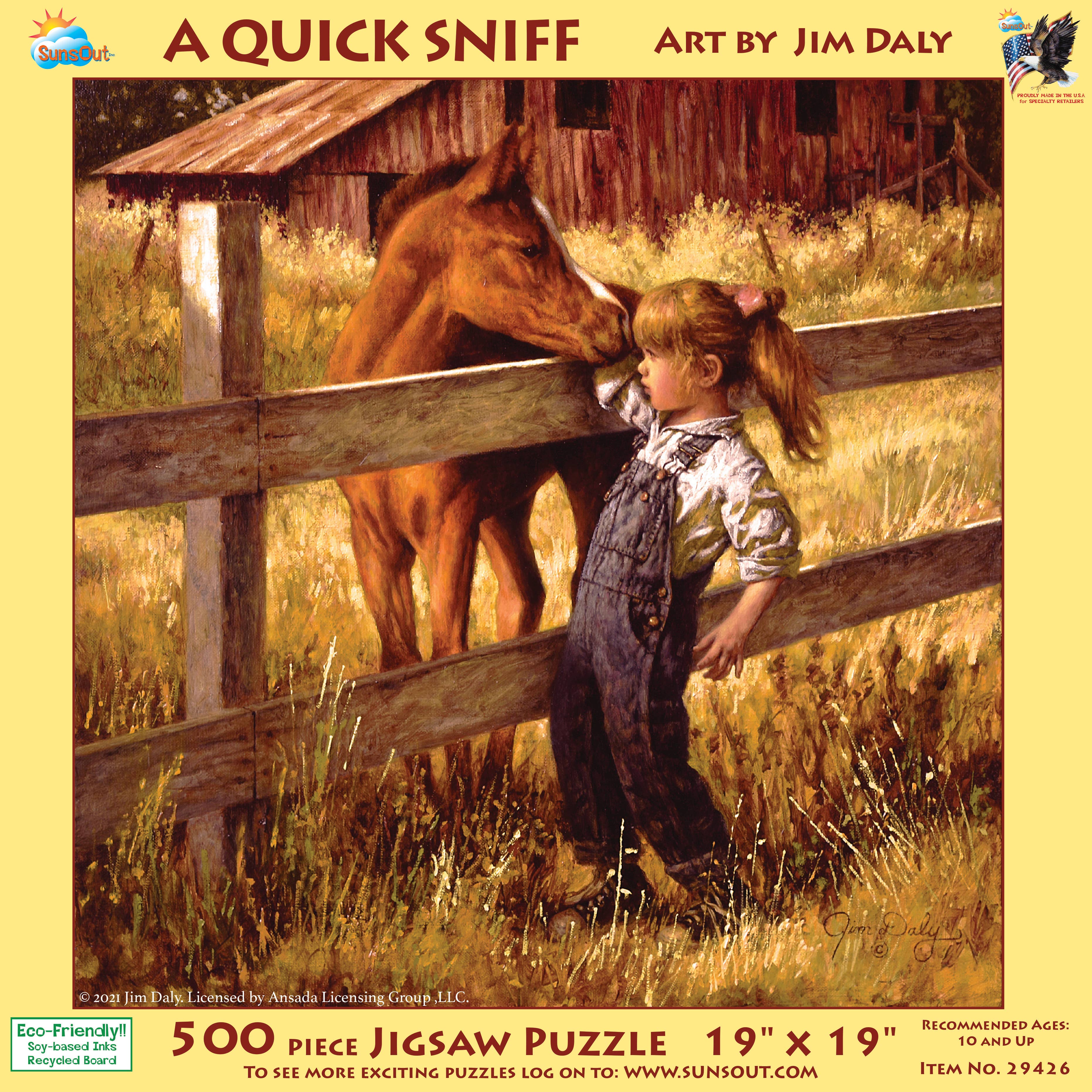 A Quick Sniff 500 piece puzzle alternate view
