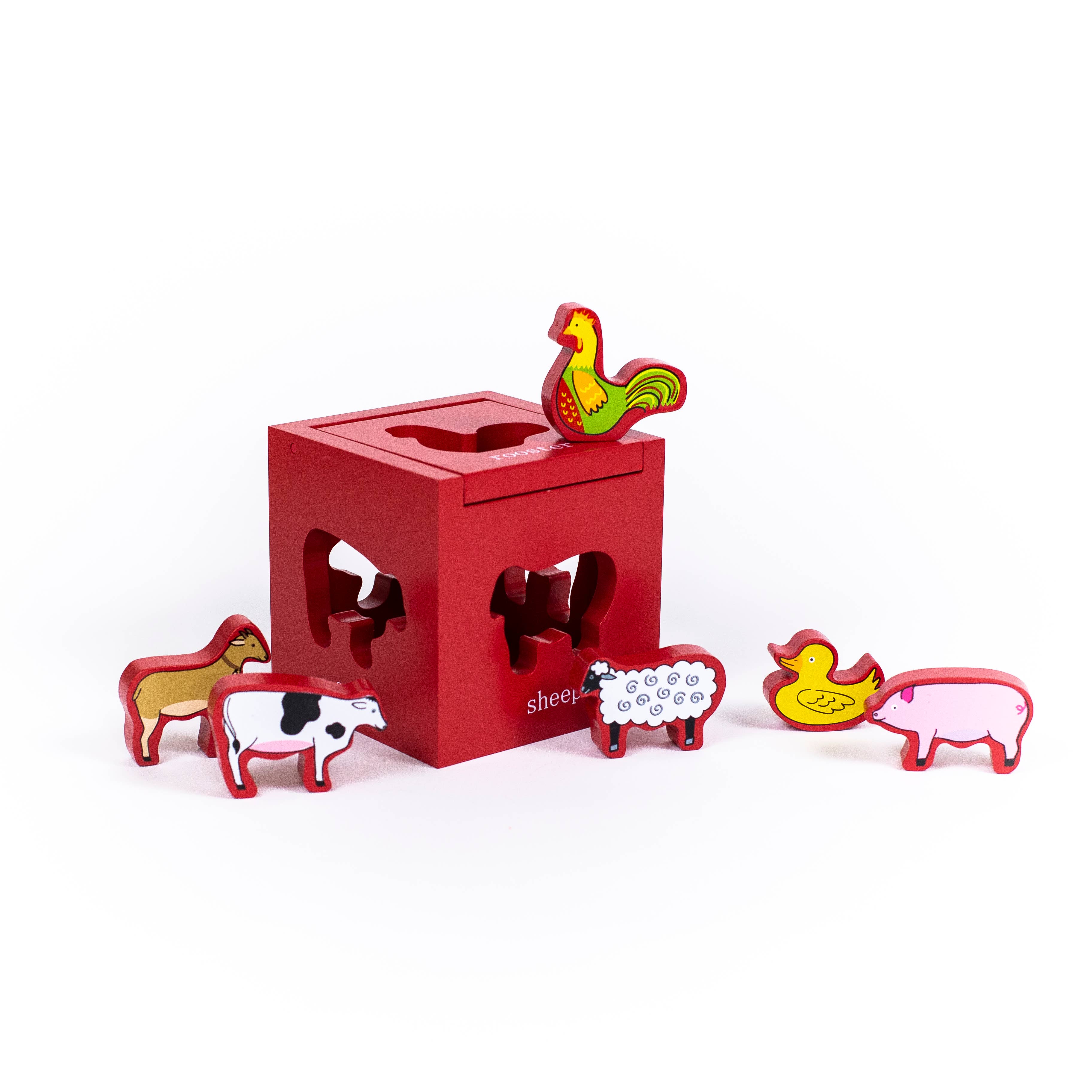 Barnyard Sort and Play farm-themed shape sorter for kids