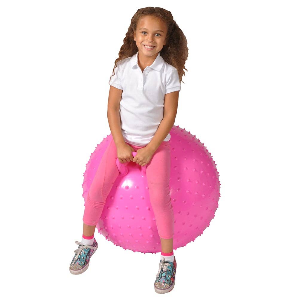 36" KNOBBY BALL W/HANDLE (10/cs) LLB kids toys