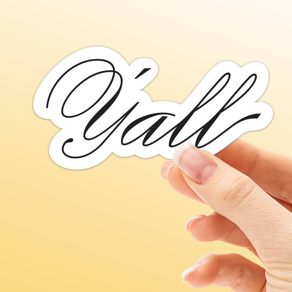 Y'all Sticker for Hydroflask - Cute Southern Decals