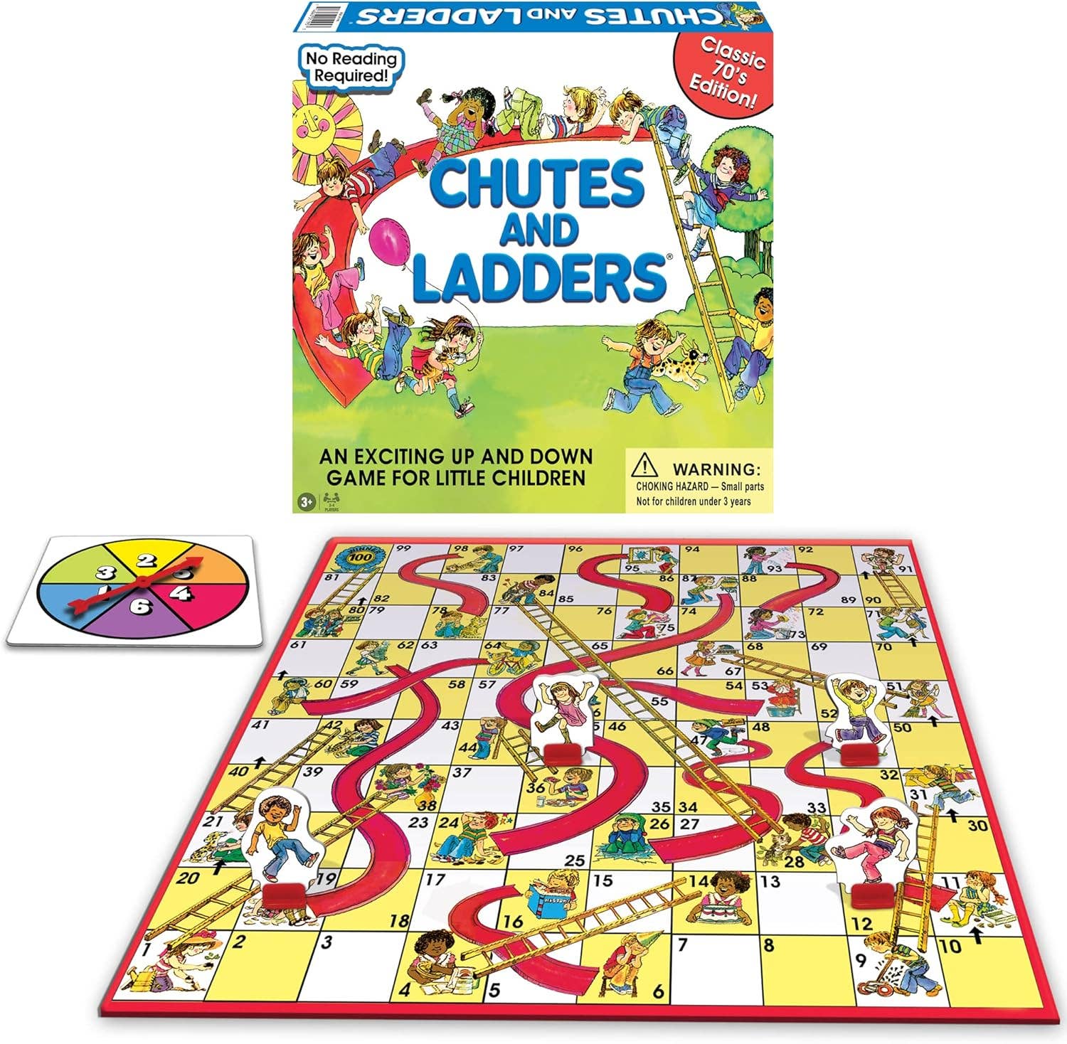 Classic Chutes and Ladders Board Game