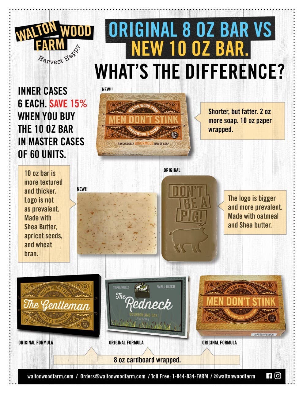 Men's Don't Stink Soap Sandalwood and Citrus packaging detail