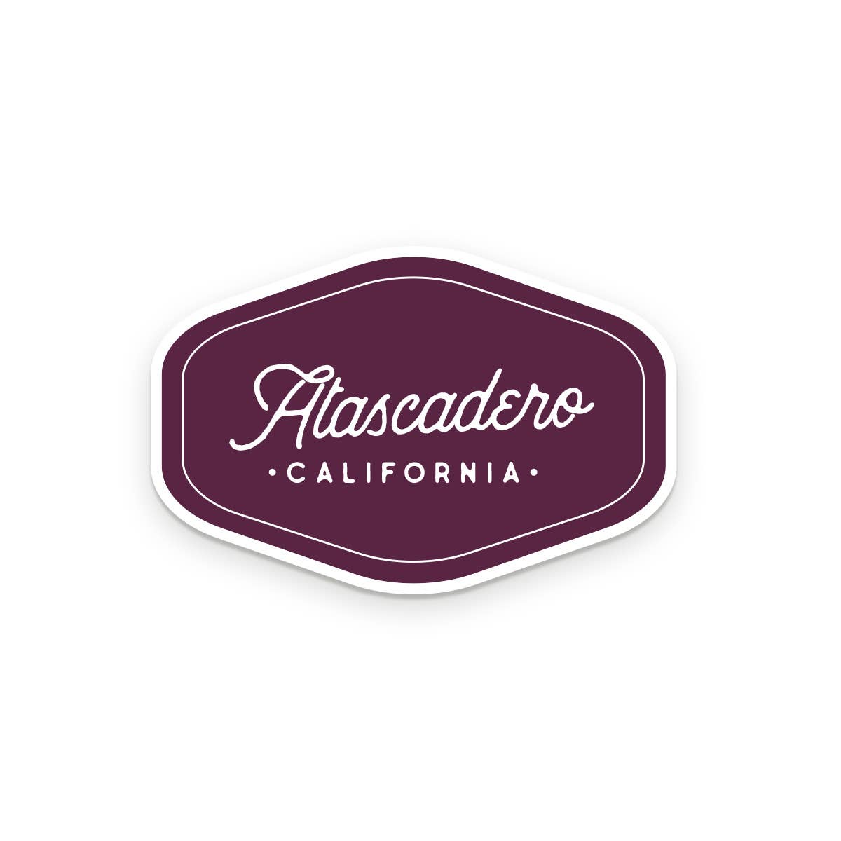 Custom City Script Sticker size reference