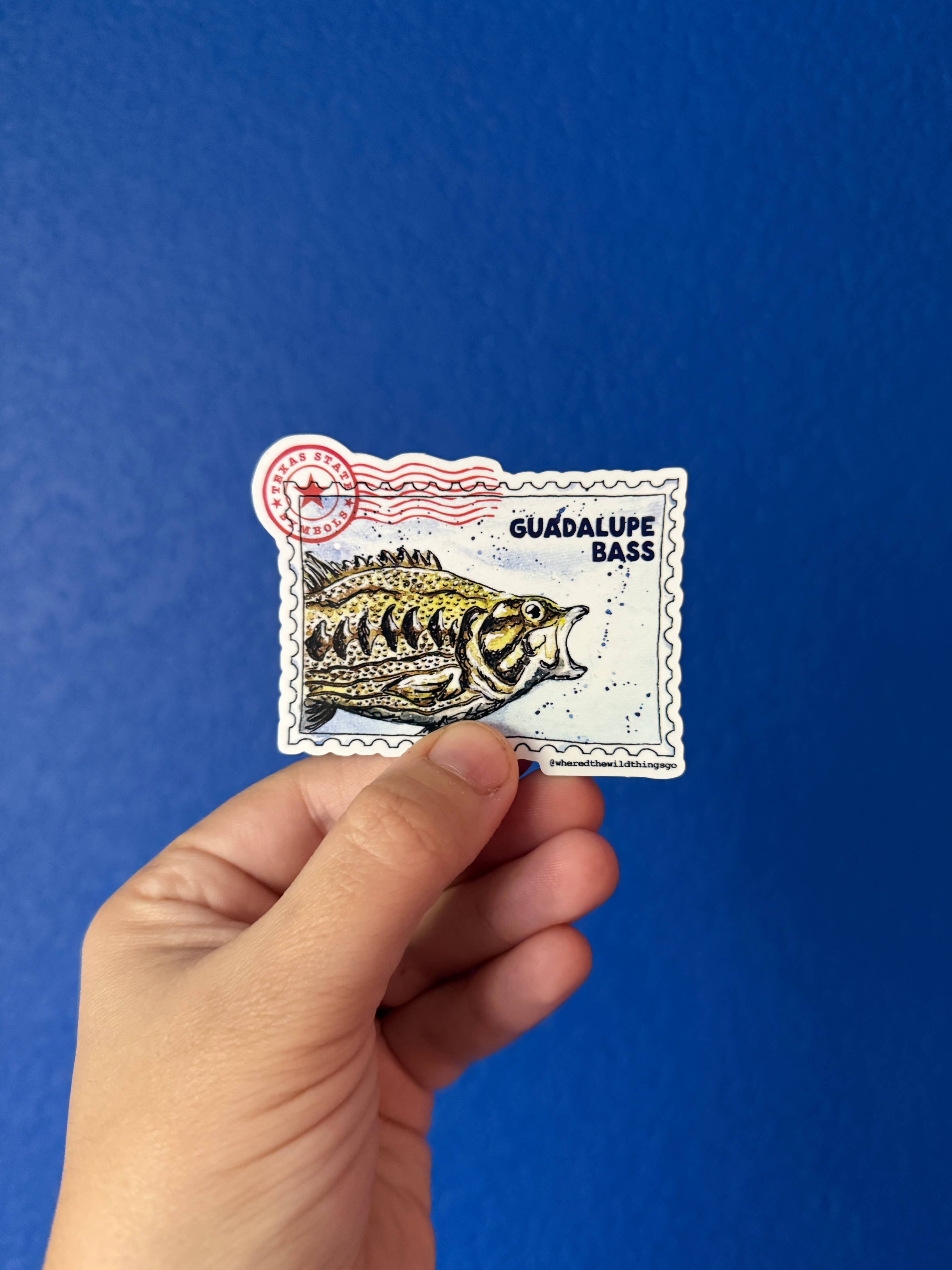 Guadalupe Bass sticker