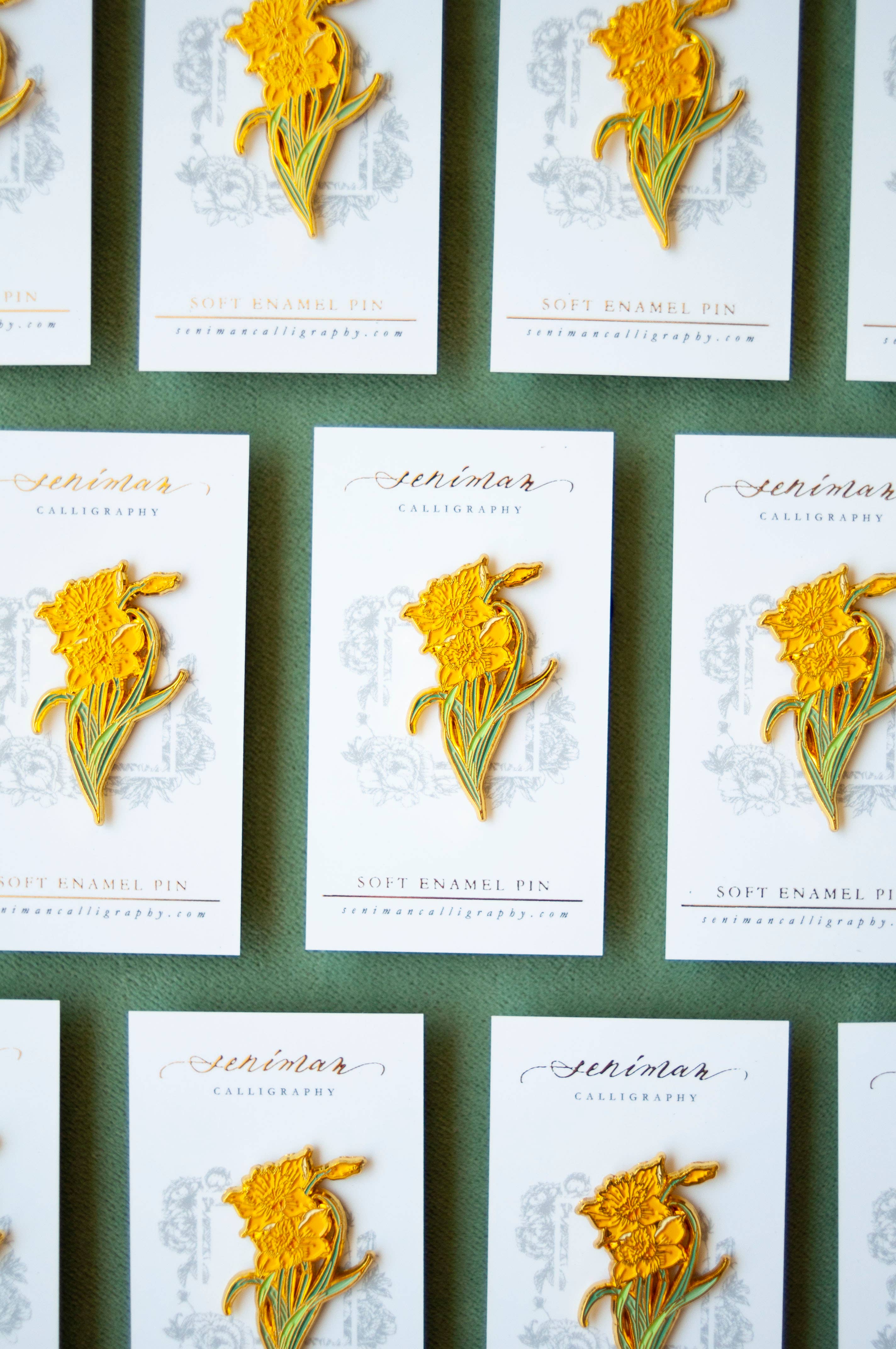 Yellow Daffodil Soft Enamel Pin